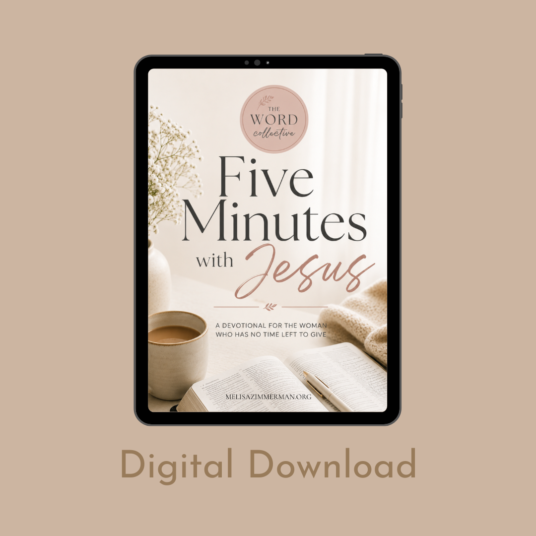 Five Minutes with Jesus ~  A 30-Day Devotional for the Woman Who Has No Time Left to Give