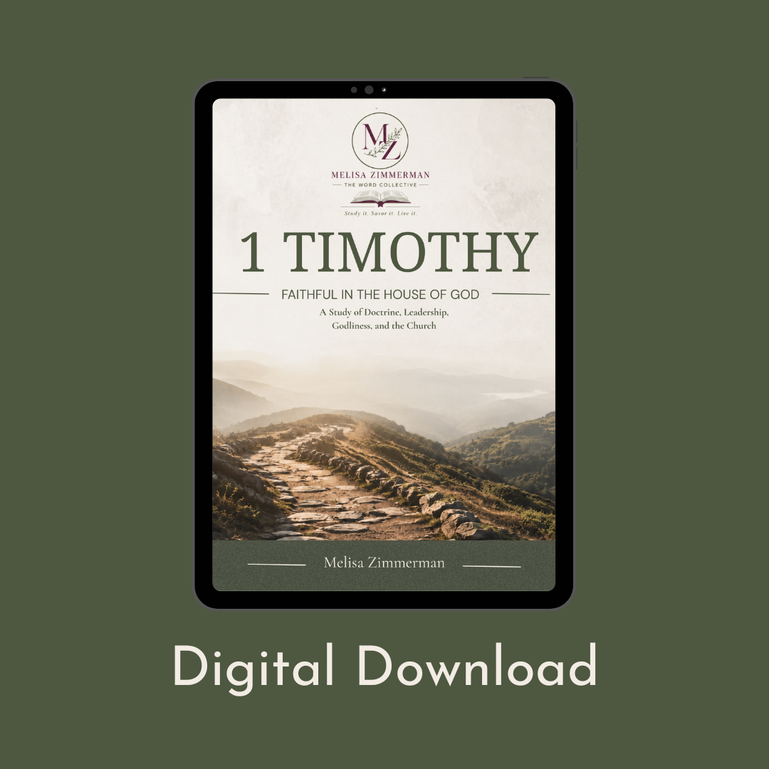 1 Timothy ~ Faithful in the House of God     (Digital Download)