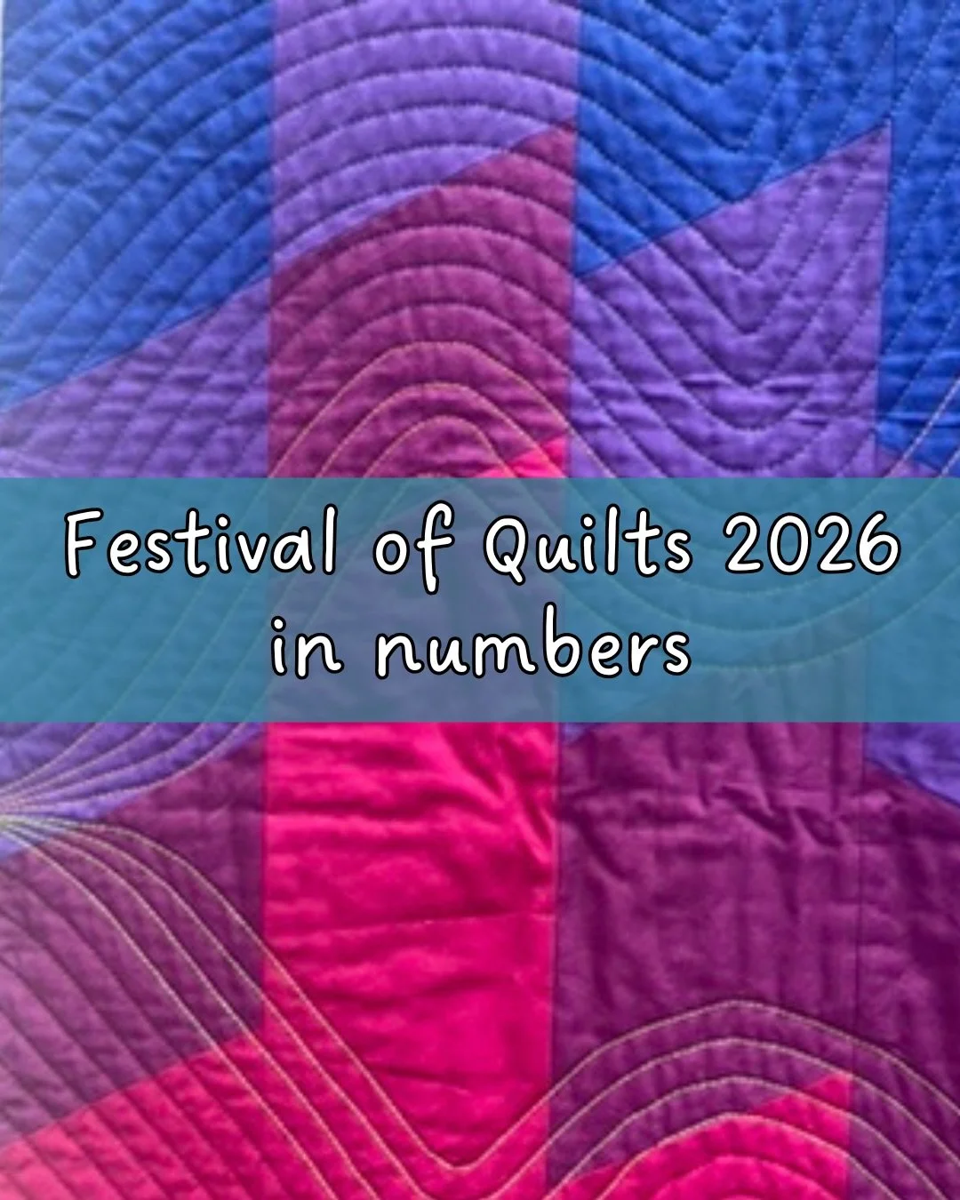 I know Spotify wrapped isn&rsquo;t until December, so instead here&rsquo;s my summary of this year&rsquo;s @thefestivalofquilts! 
This year was the definition of work hard, play hard for me. I loved how much I managed to squeeze in, but I may need a 