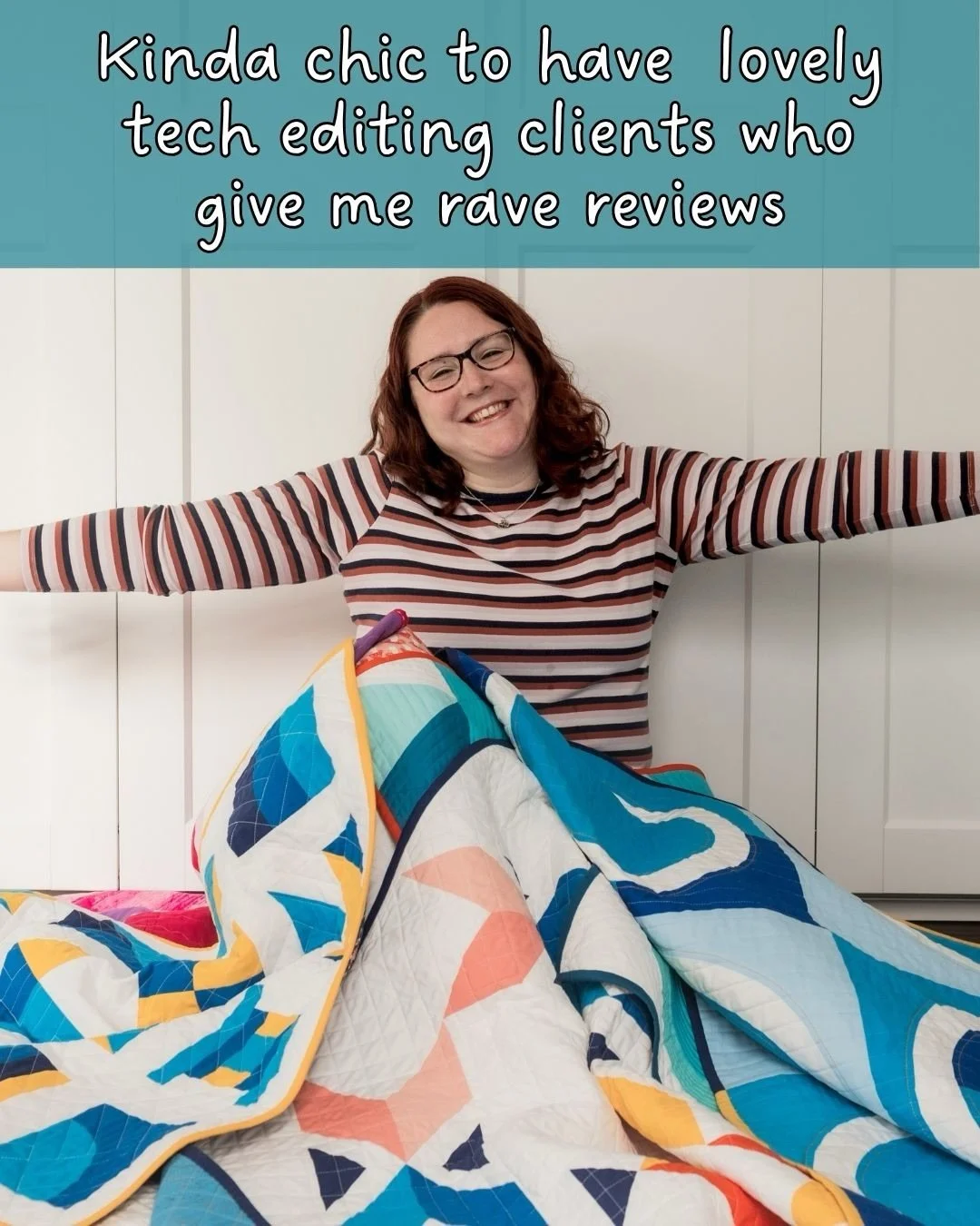 I&rsquo;ve been tech editing quilt patterns for over four years now and I&rsquo;ve been lucky enough to have the loveliest clients. I love helping take a quilt pattern over the finish line - and my clients seem to love me right back! After getting a 