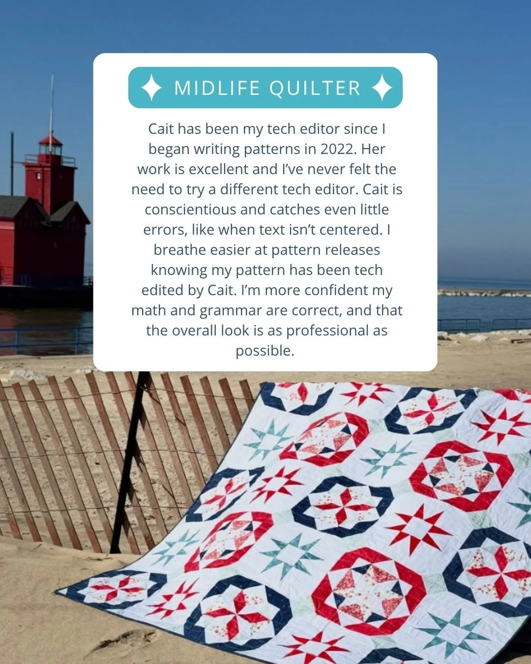Midlife Quilter technical editing review