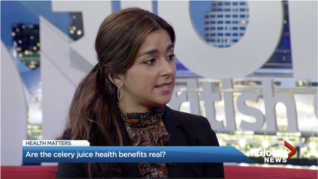 GlobalTV: Health Matters - The Benefits of Celery Juice