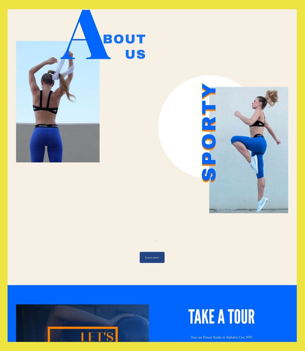 Templates for Squarespace Fitness Studios 7.1- 2