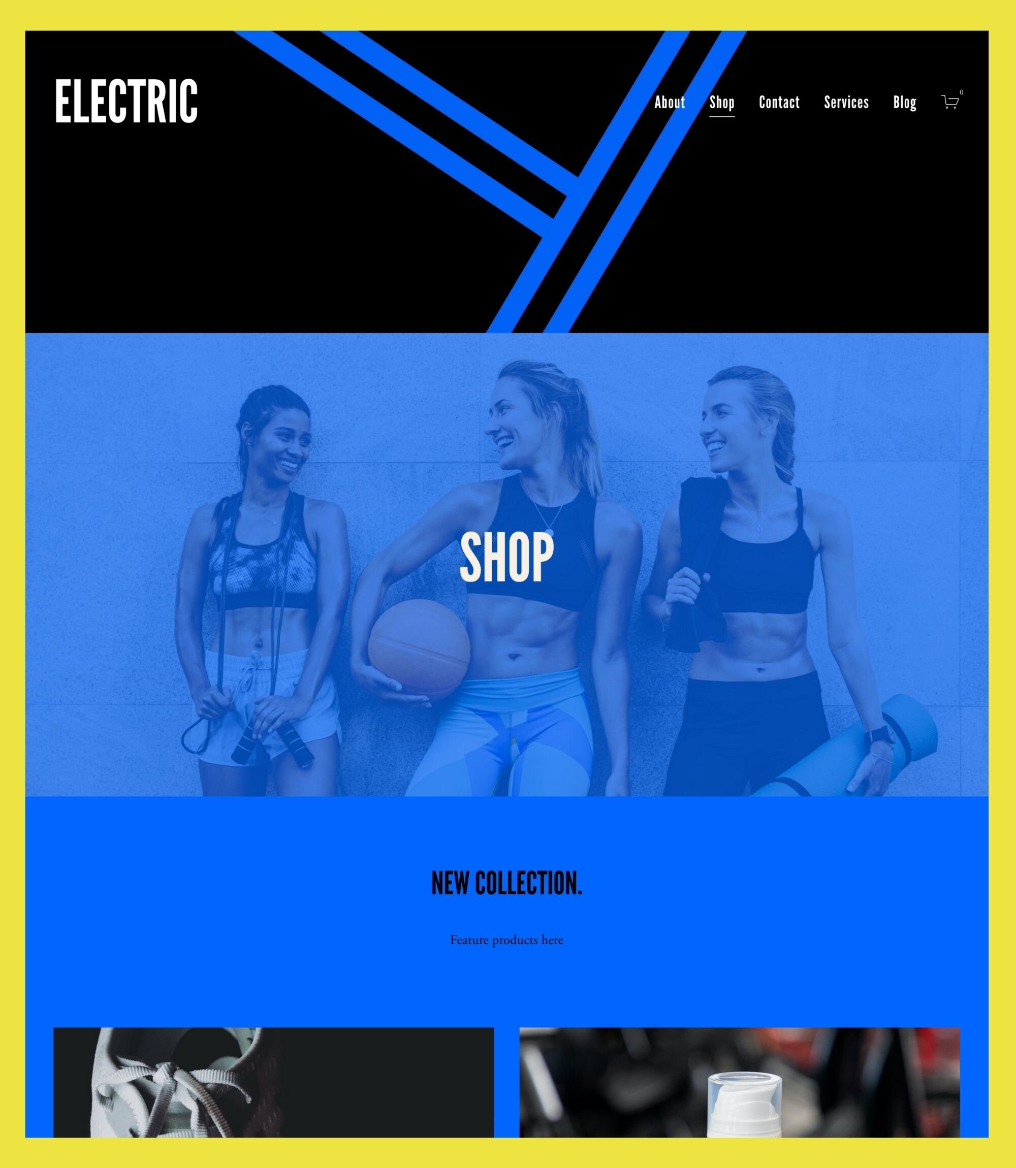 Templates for Squarespace Fitness Studios 1