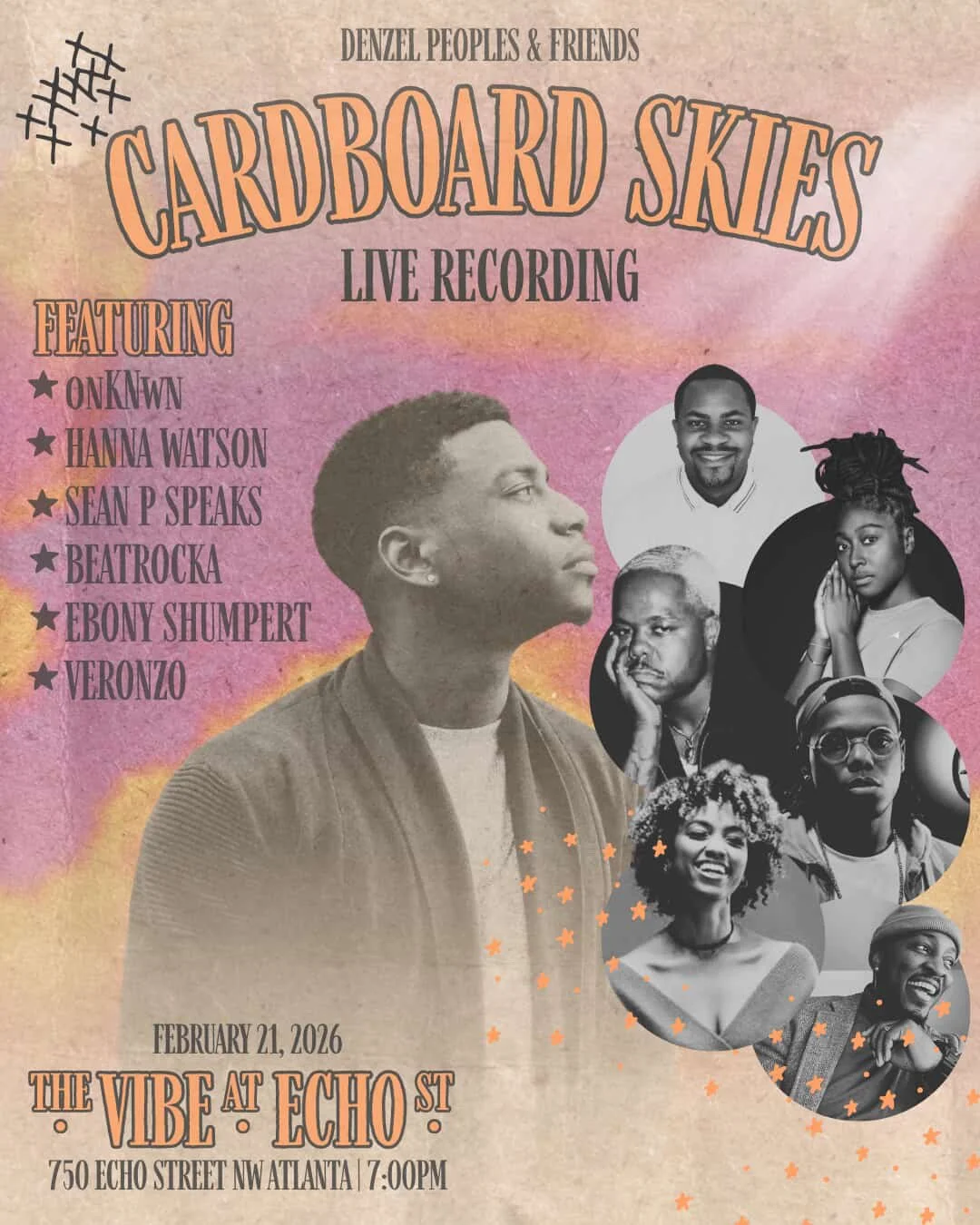 Cardboard Skies: Poetry Album Live Recording x Denzel Peoples