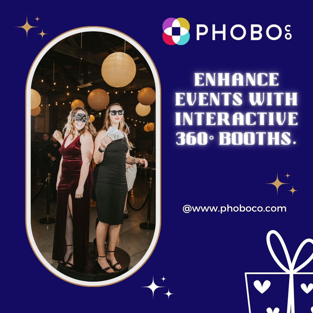 Make your event a hit with PhoBoCo's cutting-edge Interactive 360&deg; Booths! 📸✨ From candid shots to group selfies, we've got your moments covered. Reserve your booth today and let's create magic together! 

#EventExcellence #360BoothMagic #Intera