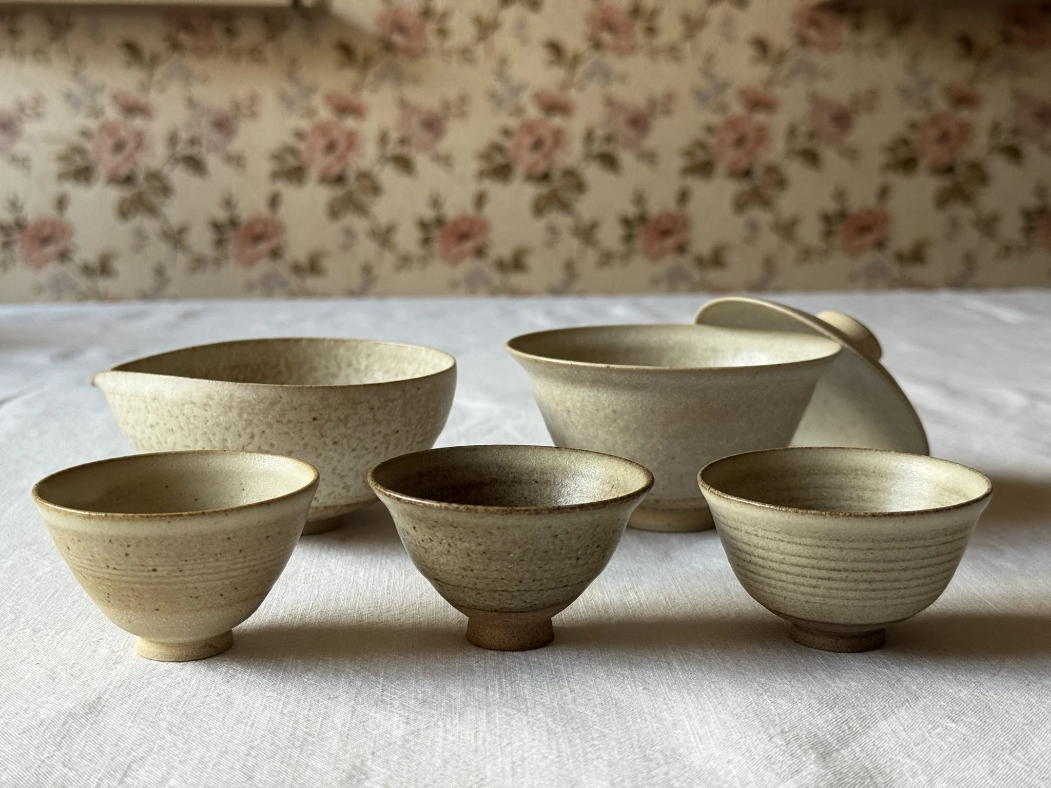 Grand gaiwan, verseuse et 3 tasses