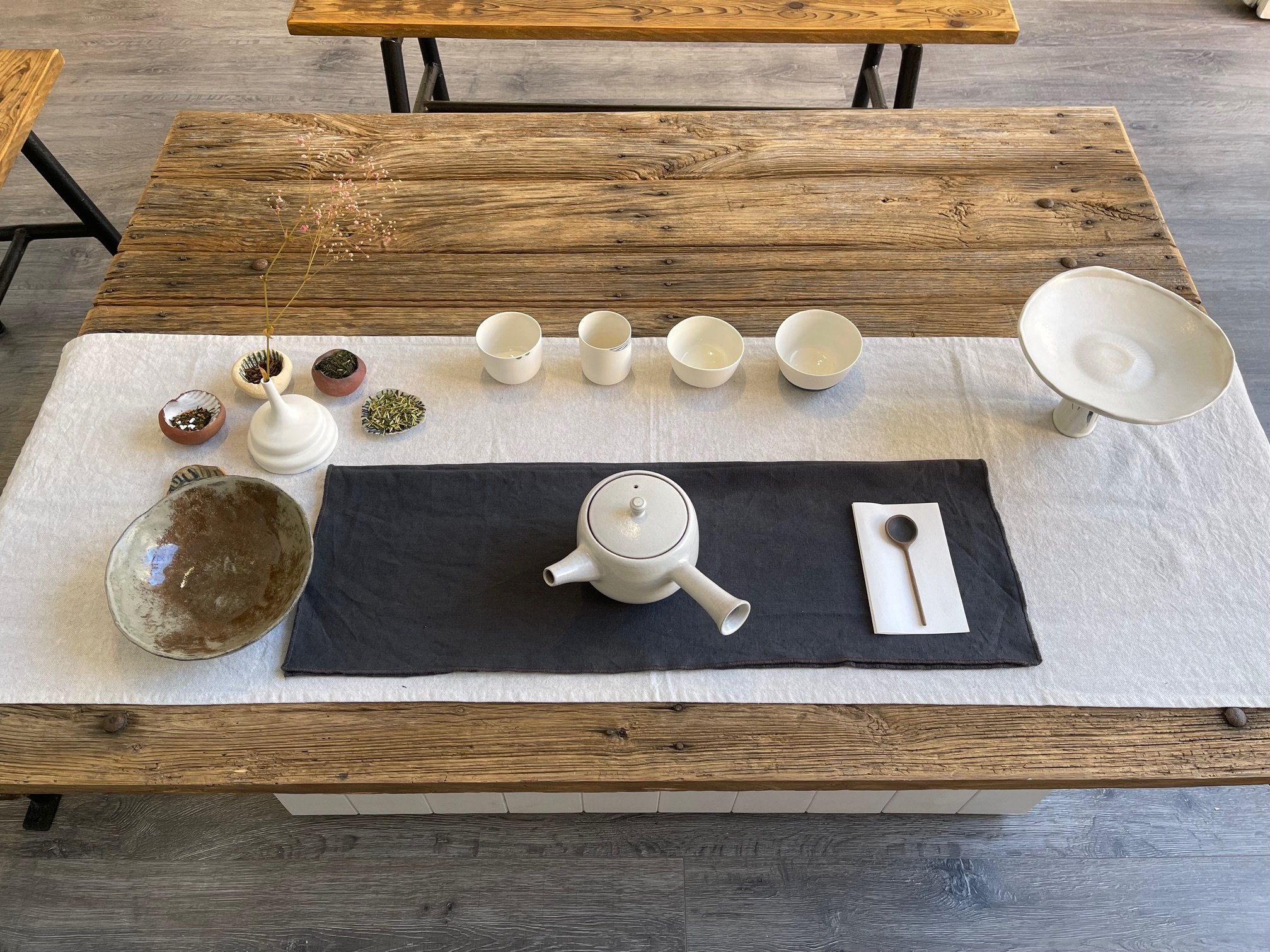 Dégustation de thé Seasonalitea à la galerie Tami