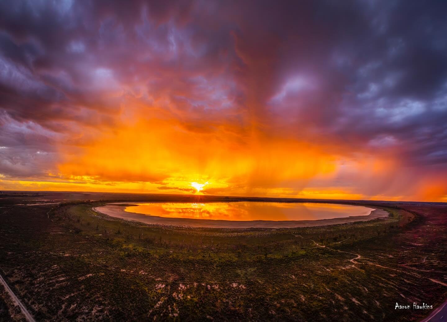 Click Click Boom 💥 

Sunset looked like it was going to light up last night. Didn&rsquo;t have much time to think but decided to race up the road with the drone for a slightly different view of the very familiar sunset spot. All I can say is wow. Do