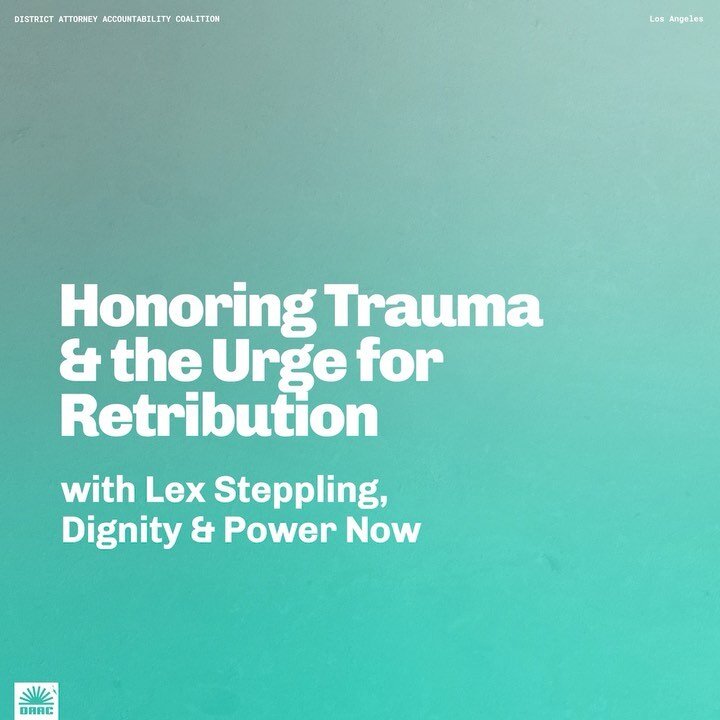 The desire for retribution is a profoundly human and natural response to those who inflict suffering and harm on ourselves and those we love and care about. ⁠⁠
⁠⁠
The grief and trauma of the victims and survivors of violence are real and valid, and i