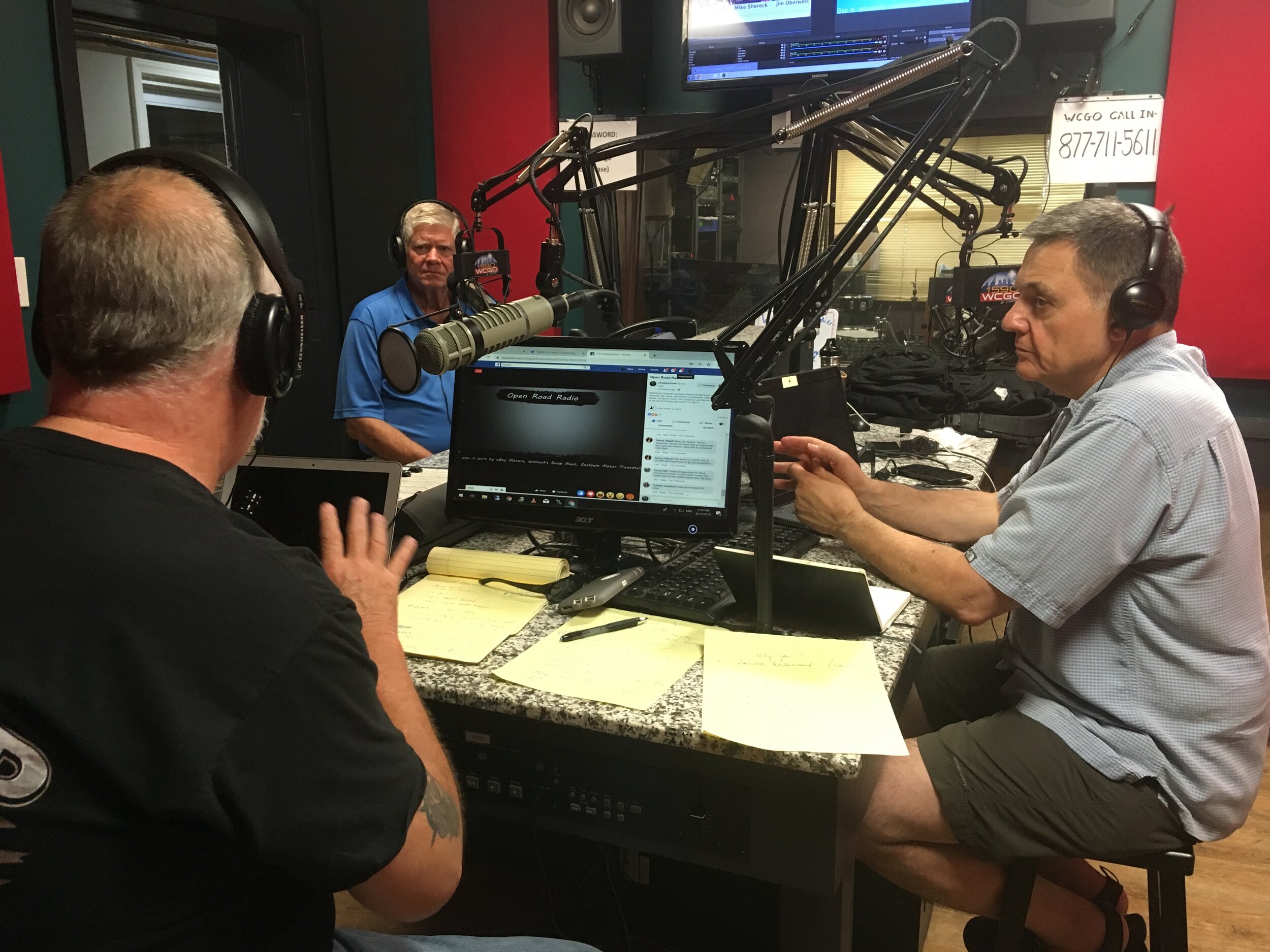 Jim Oberweis in studio