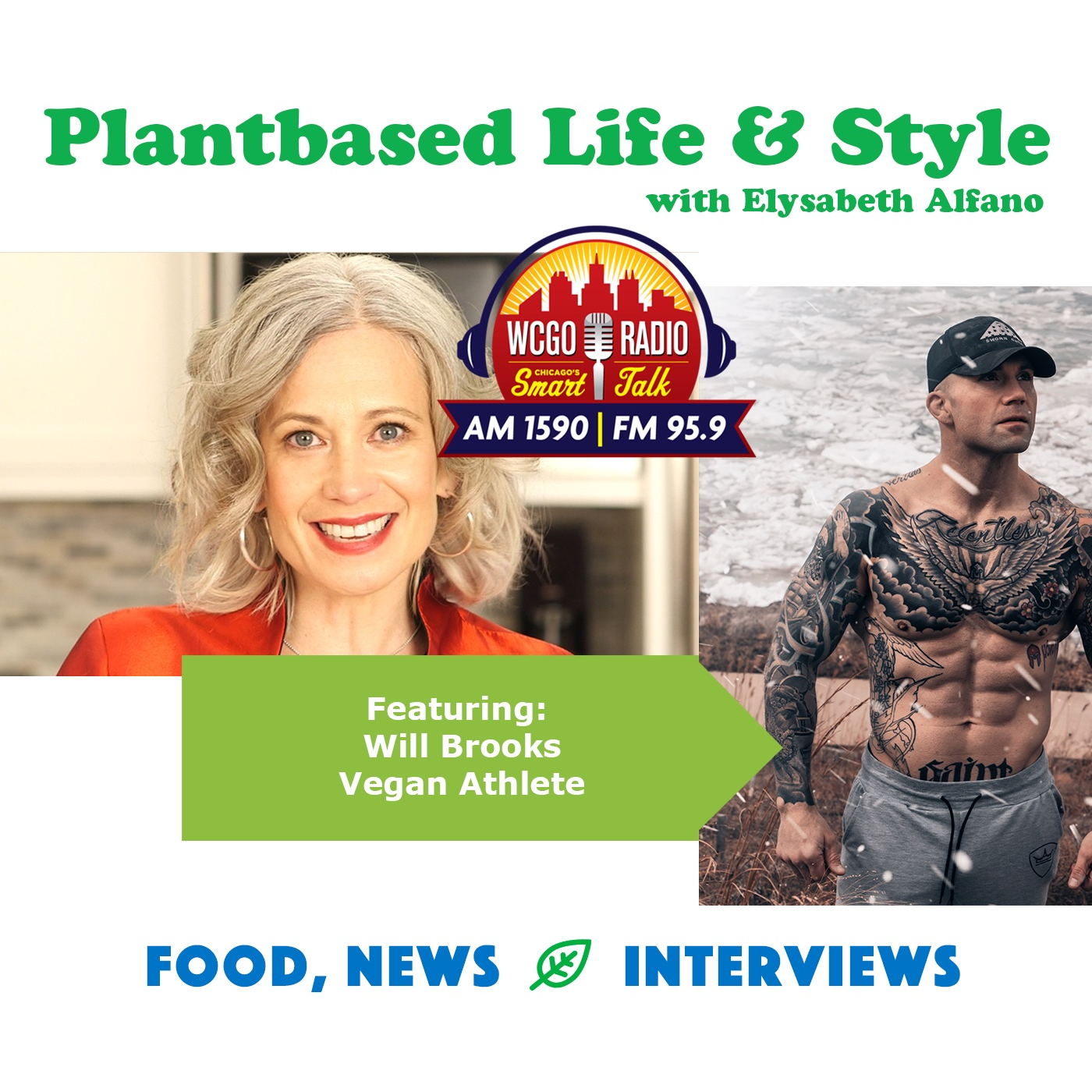 Sunday from 9:00 to 10:00 a.m. Central on Plantbased Life & Style with Elysabeth Alfano , vegan athlete and Brazilian Jujutsu competitor Will Brooks joins Elysabeth to discuss the philosophy of going vegan, the power of healing by going vegan, and the power of health by going vegan! Plus, Elysabeth breaks down the news and Will shares his tips for getting protein, making the transition, and eating like an athlete. It’s this week’s “Plantbased Life & Style” — don’t miss it!