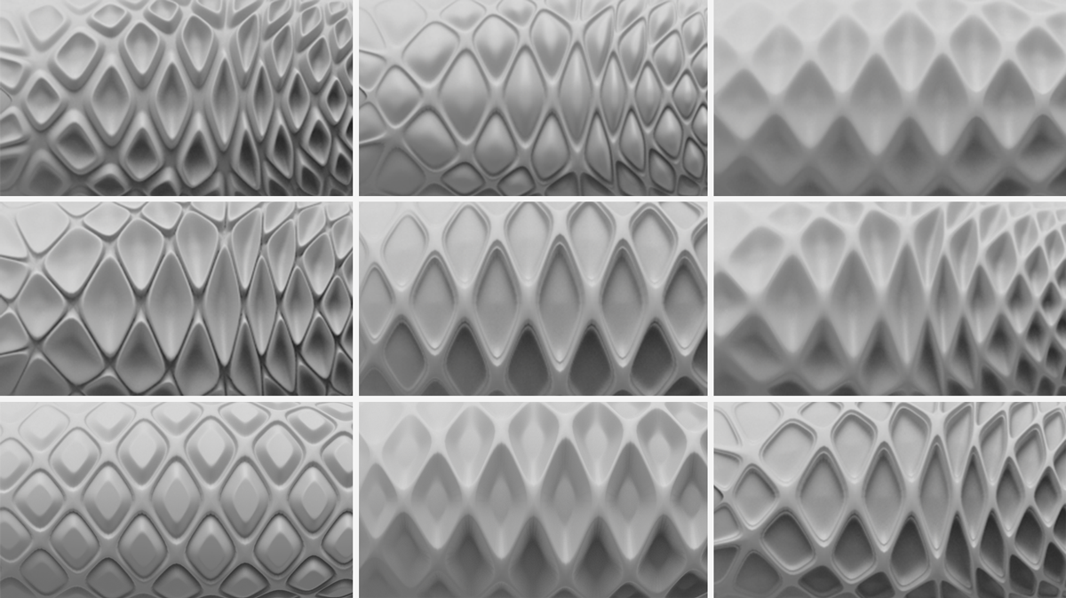 Rapidly iterating texture concepts to discover the perfect profile.
