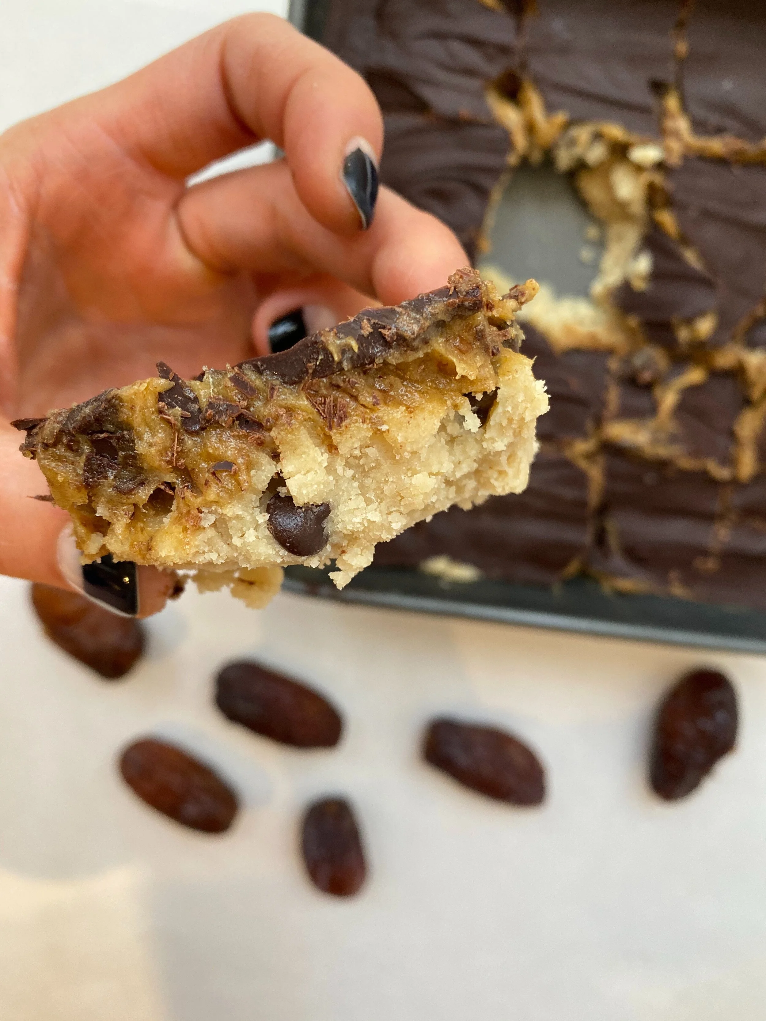 3 Layer Cookie Dough Caramel Chocolate Bars