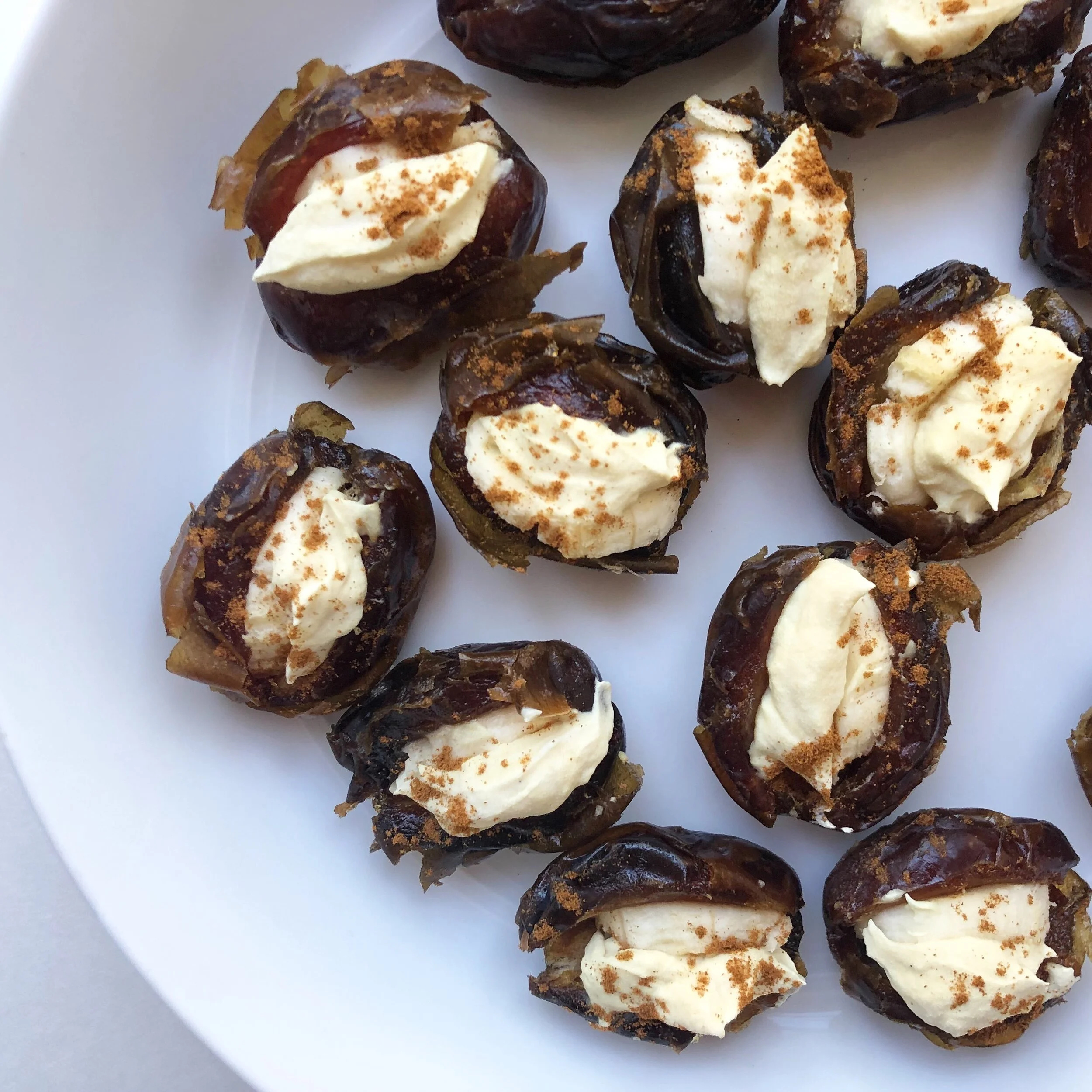 Banana Cream Pie Stuffed Dates