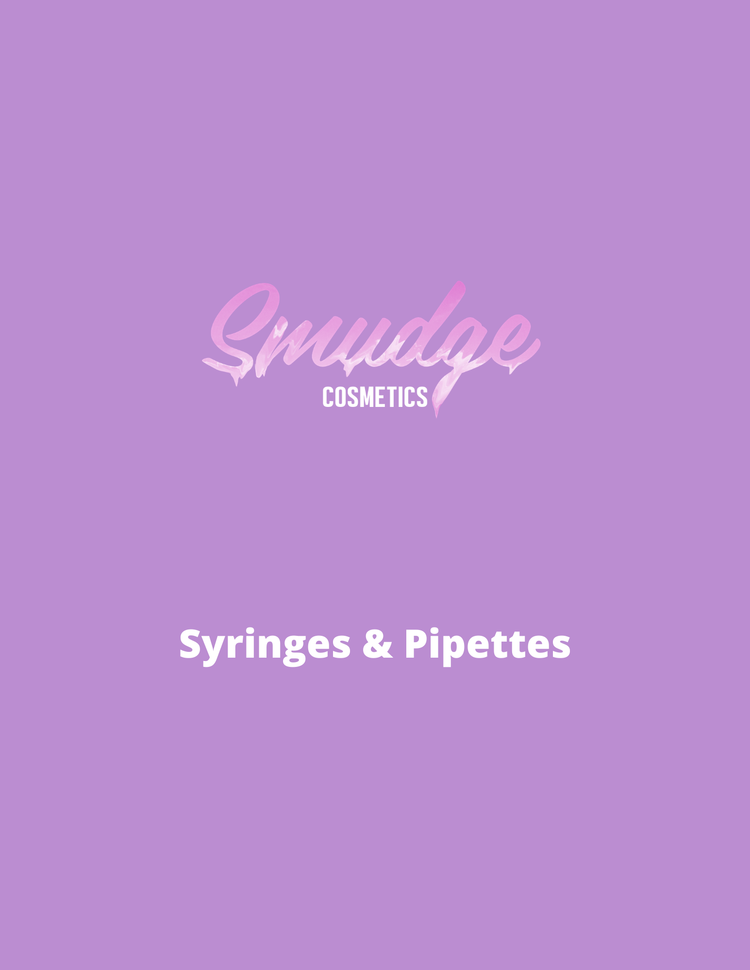 Syringes &amp; Pipette Kit