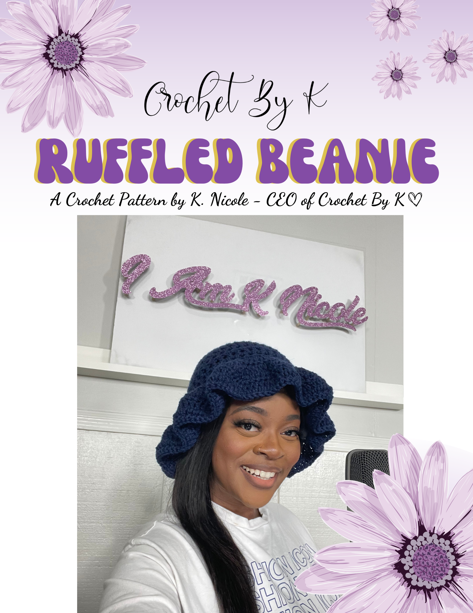 Ruffled Beanie Pattern