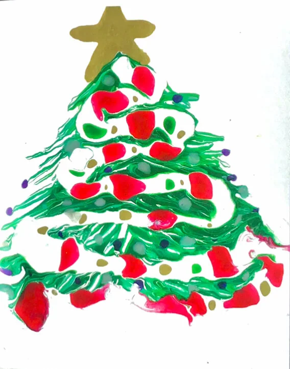 Oooh Christmas Tree: Card