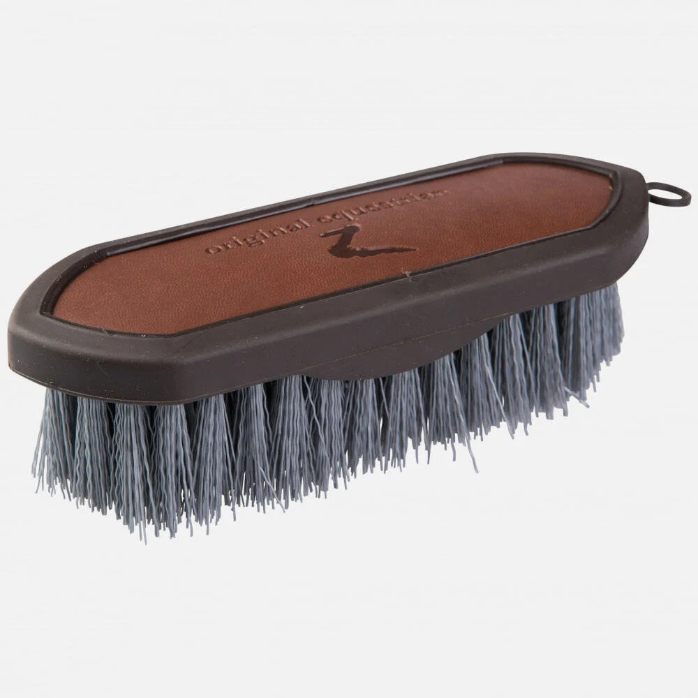 Horze Maddox PU Leather Handle Dandy Brush