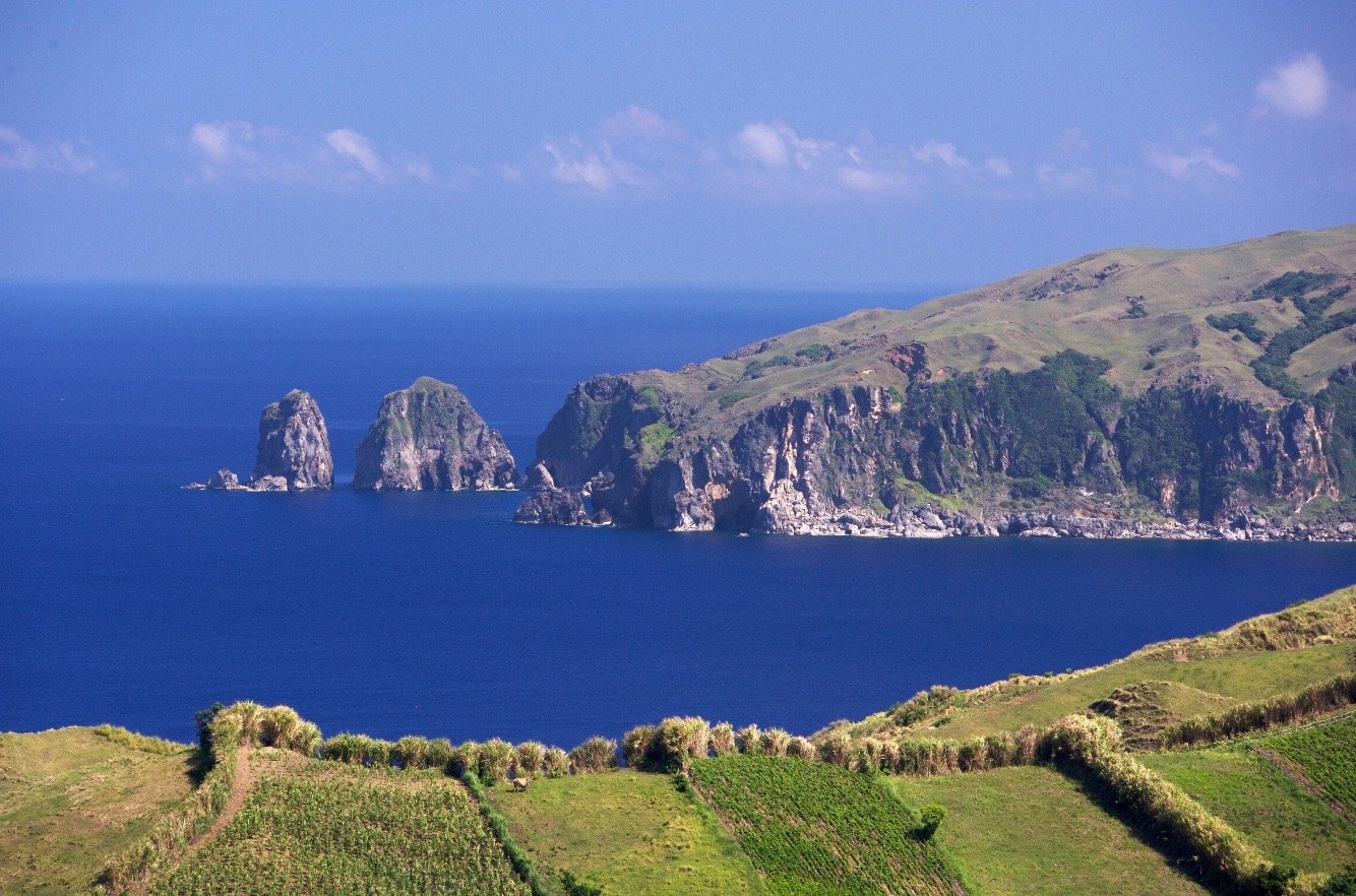 Batanes tourist spot - rugged coast and cliffs