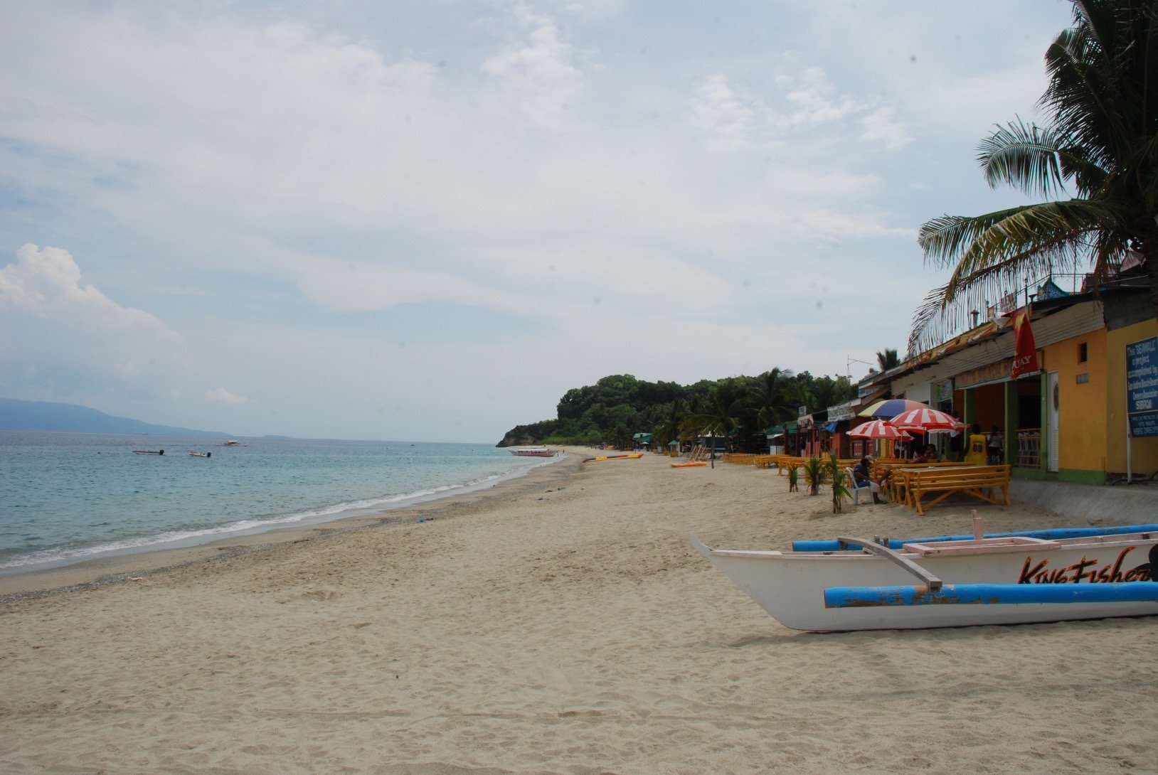 Oriental Mindoro tourist spot - White Beach in Puerto Galera