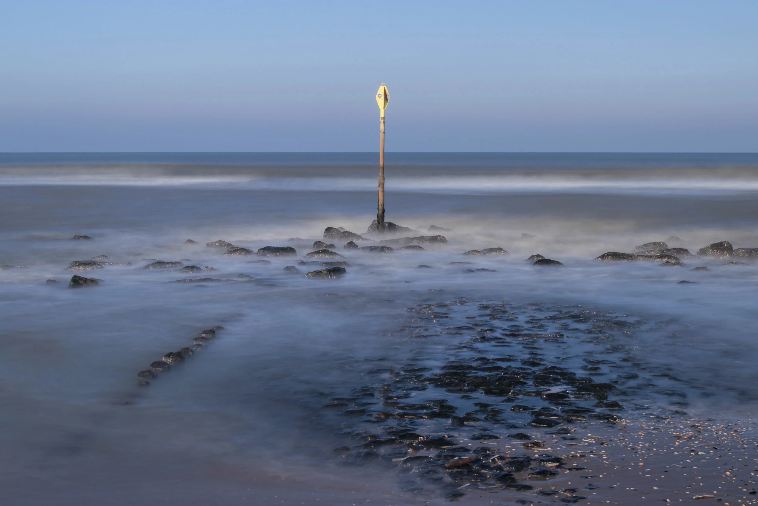 Freigelegtes Seezeichen, Scheveningen