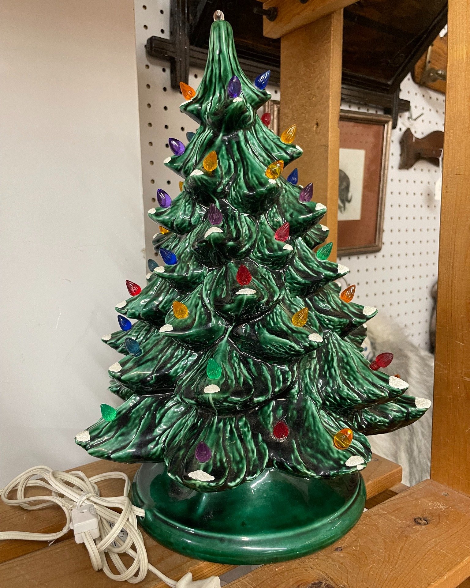 #waybackwednesday 'Grandma' ceramic Christmas trees!