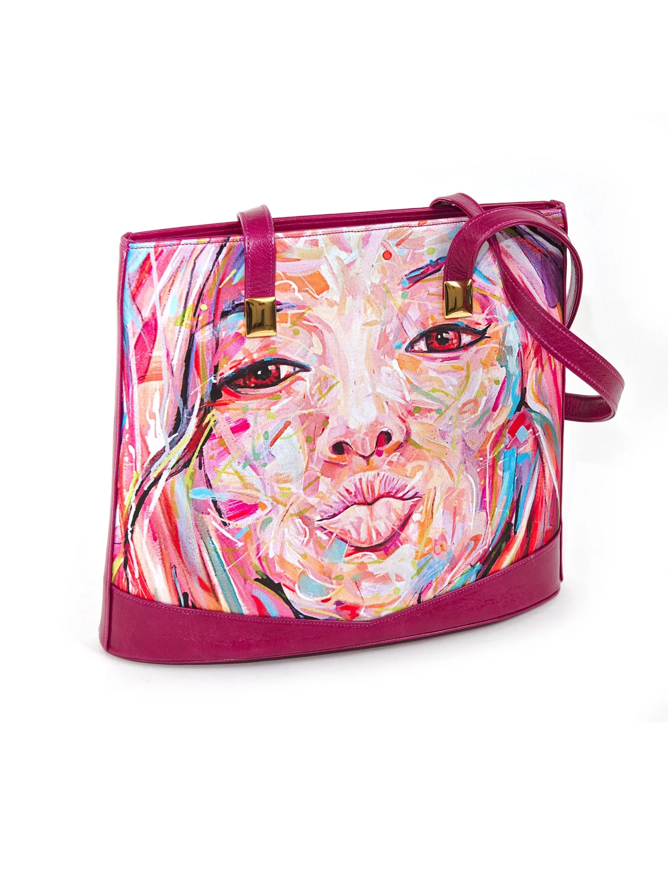 Handbag Lara, artwork Marc-André Metais