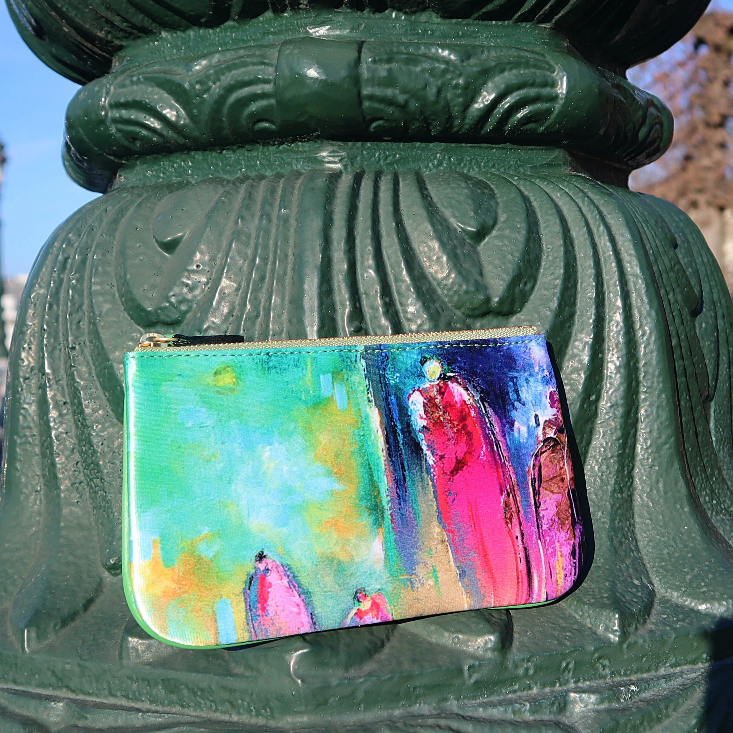 Small Kit, artwork Marie-Christine Thiercelin green leather