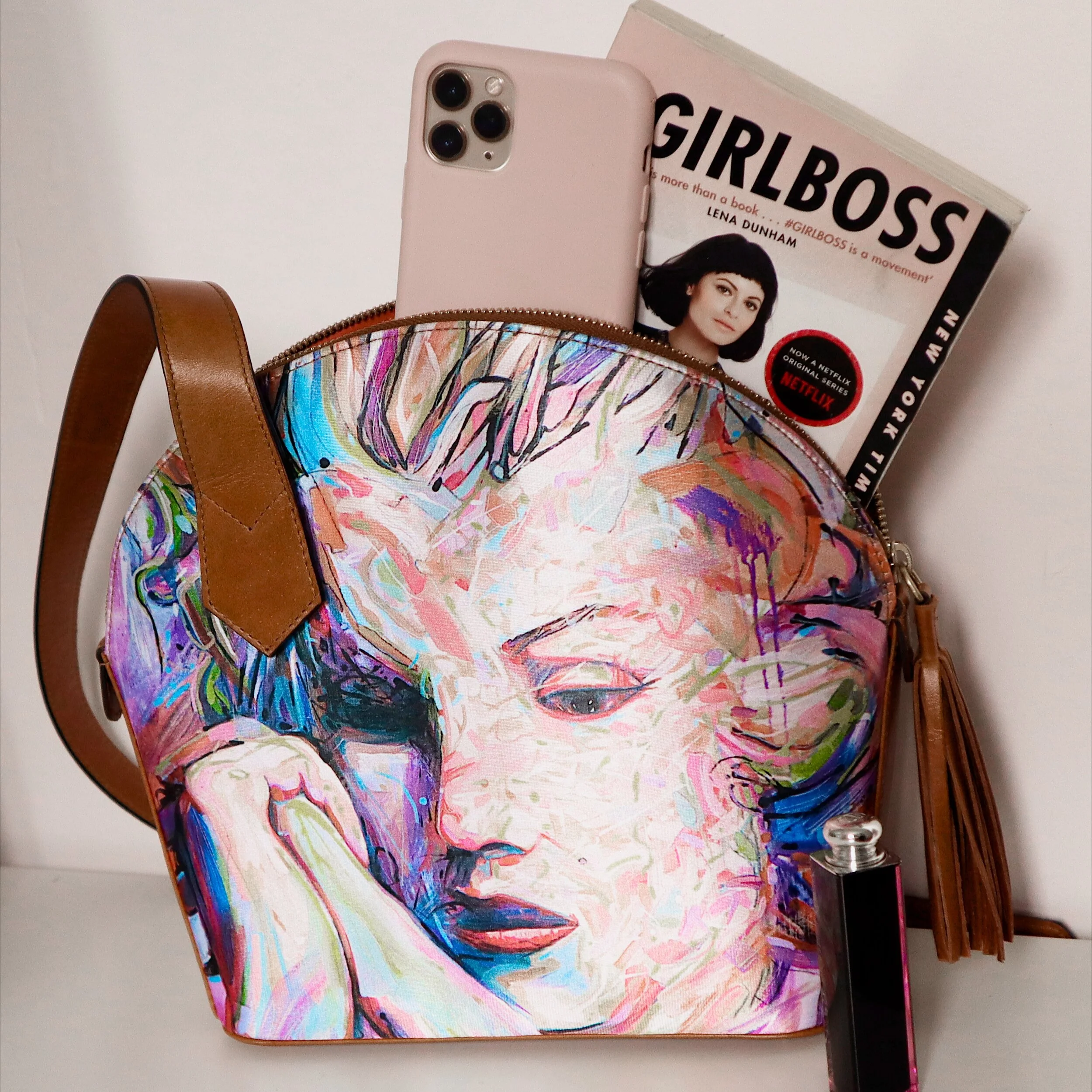 Handbag Leila, artwork Marc-André Metais