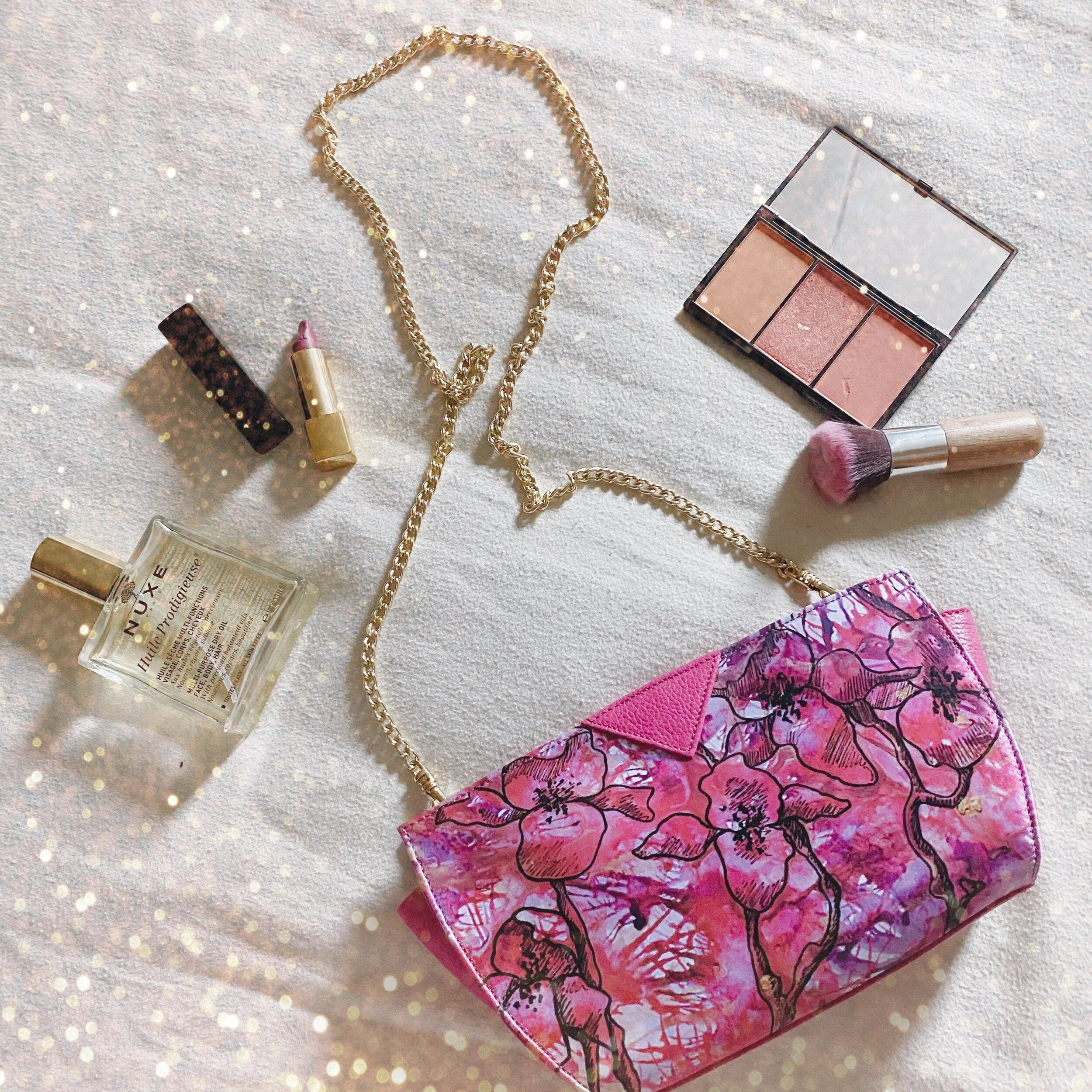 Clutch Bag Alice, artwork Jehanne Petiau