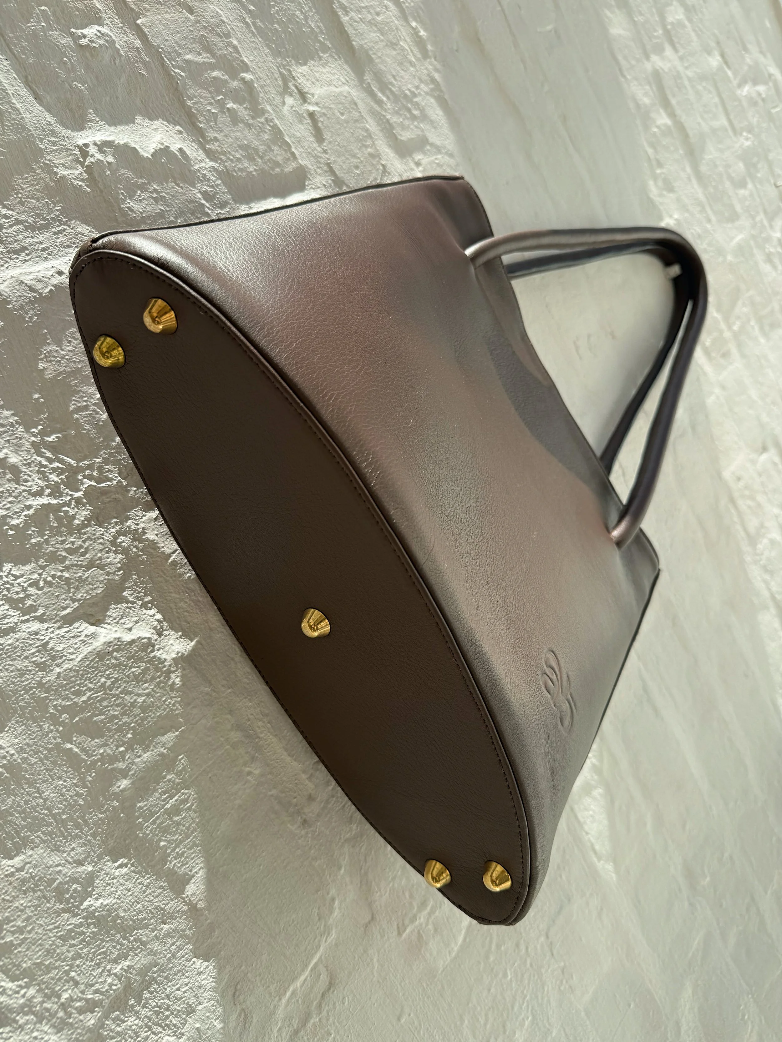 Bottom Lara chocolate brown leather