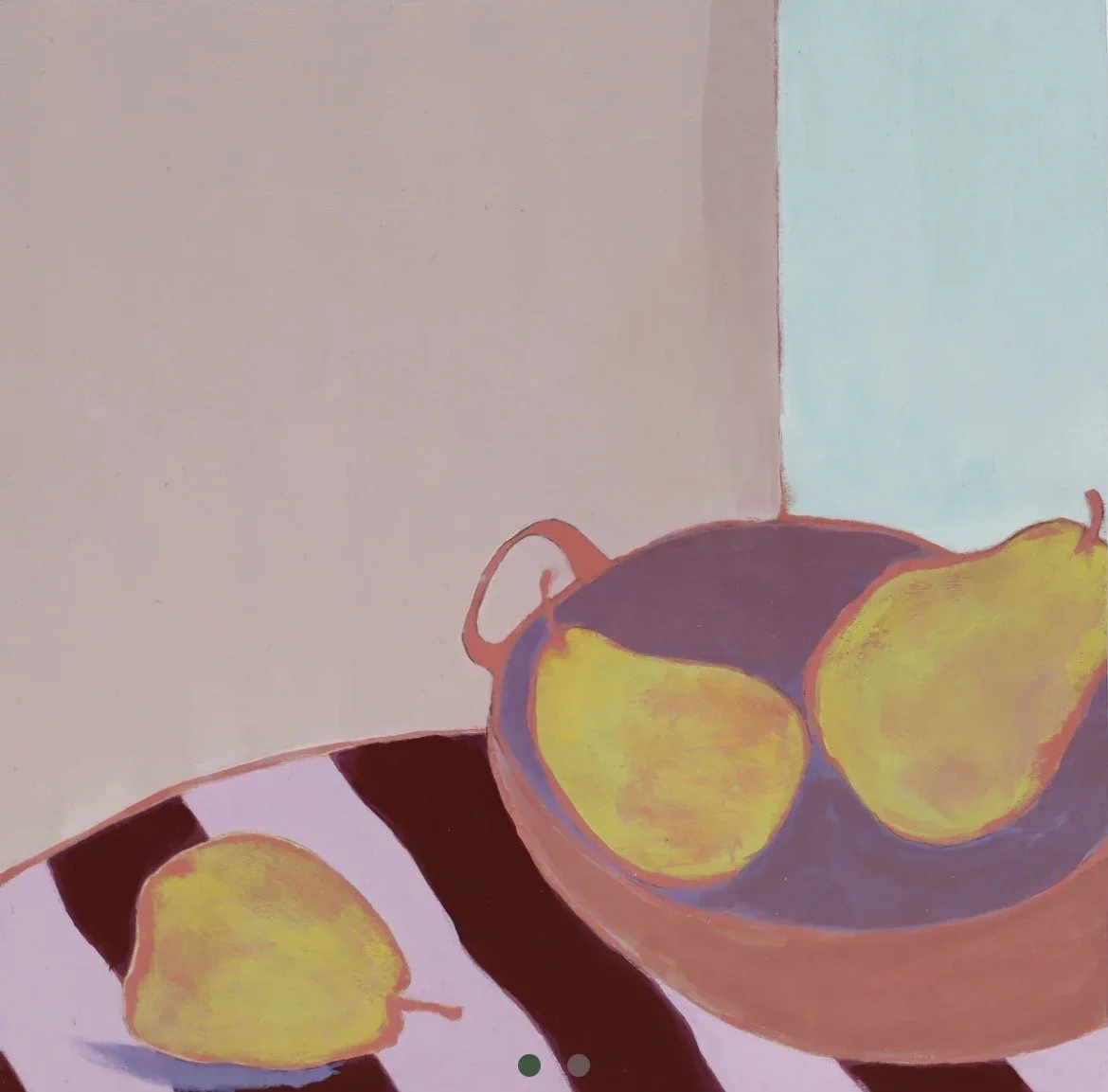 Sweet yellow pears