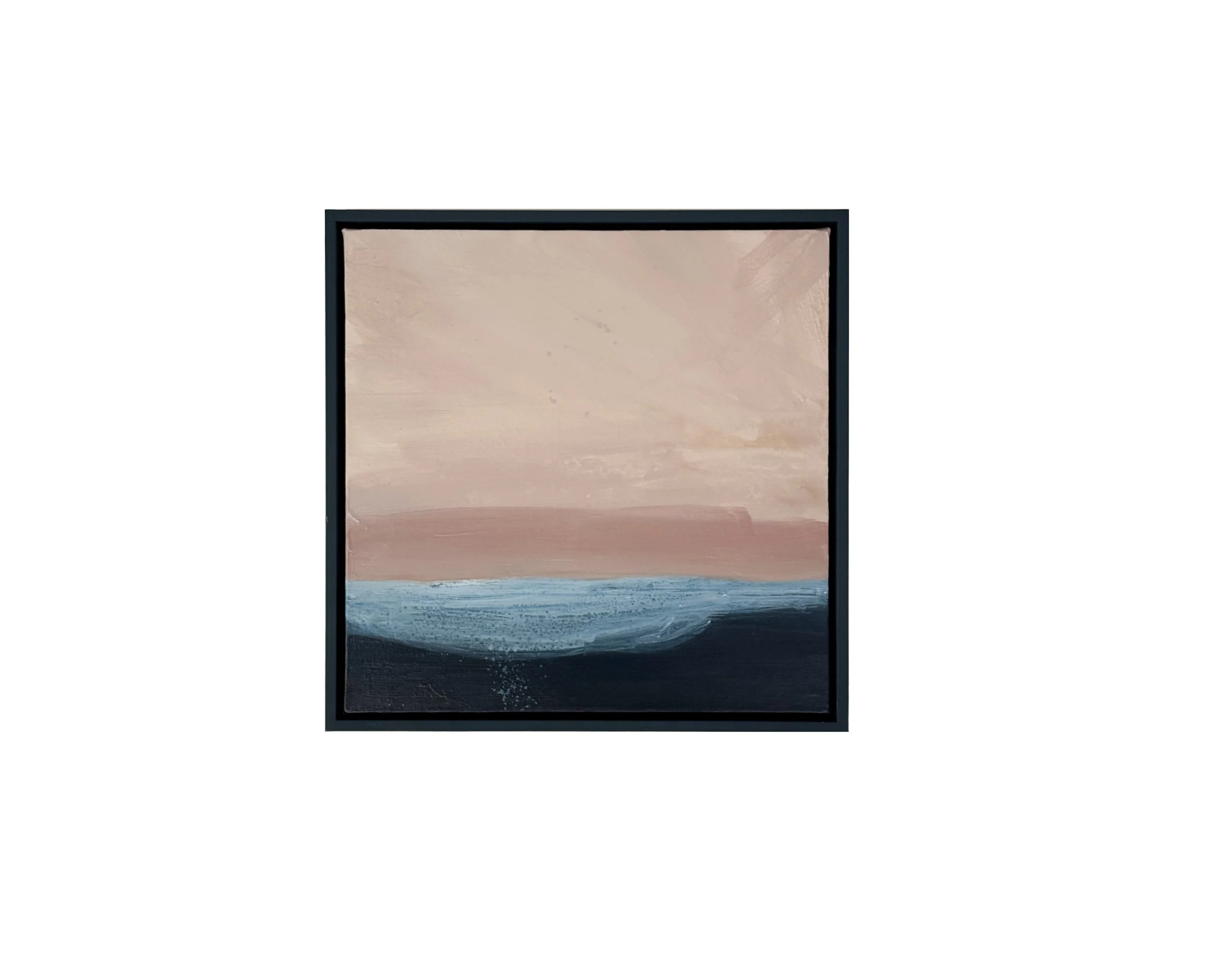 Sunset wave in frame on wall £425.jpg