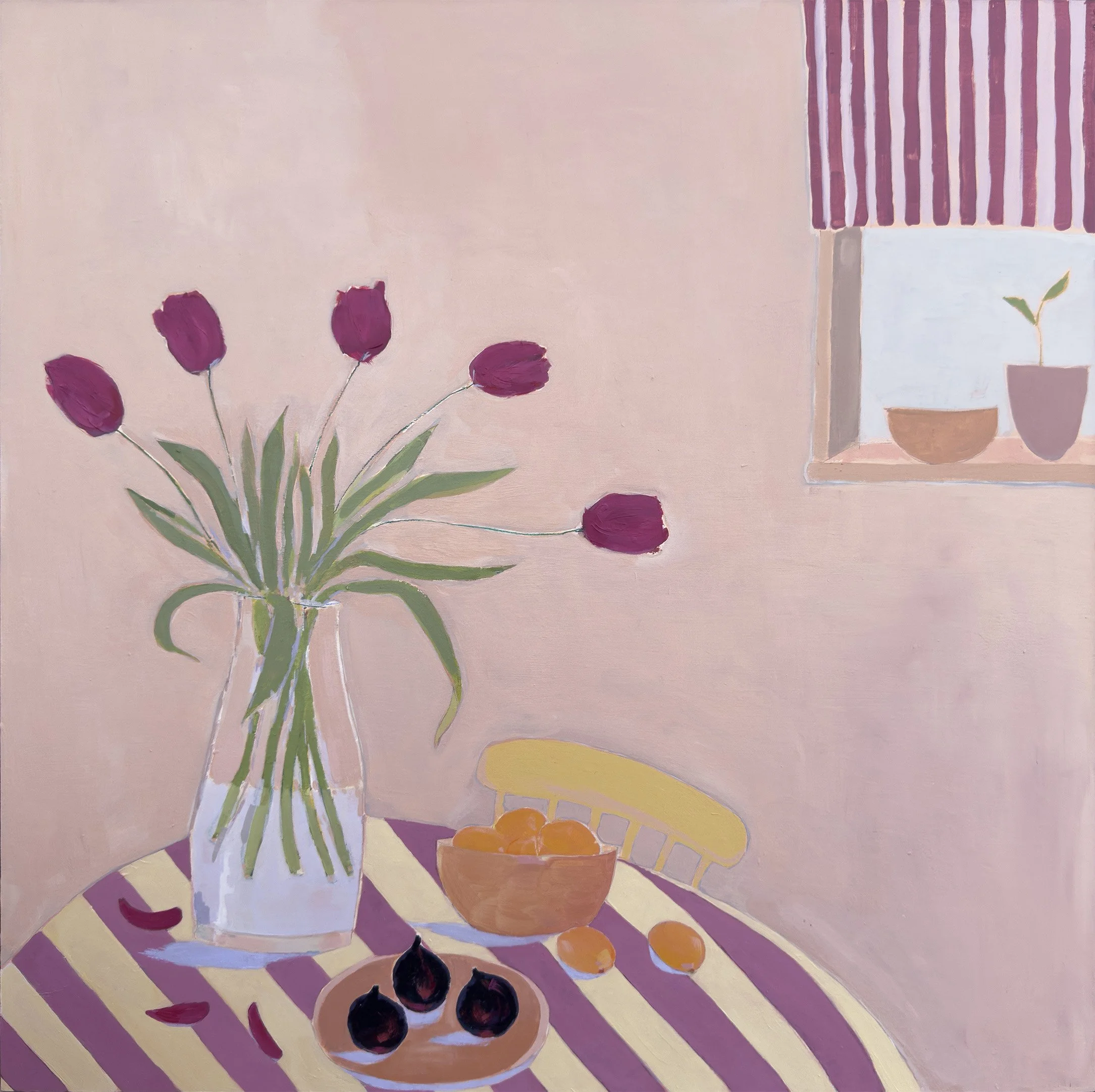 spring flowers still life painting