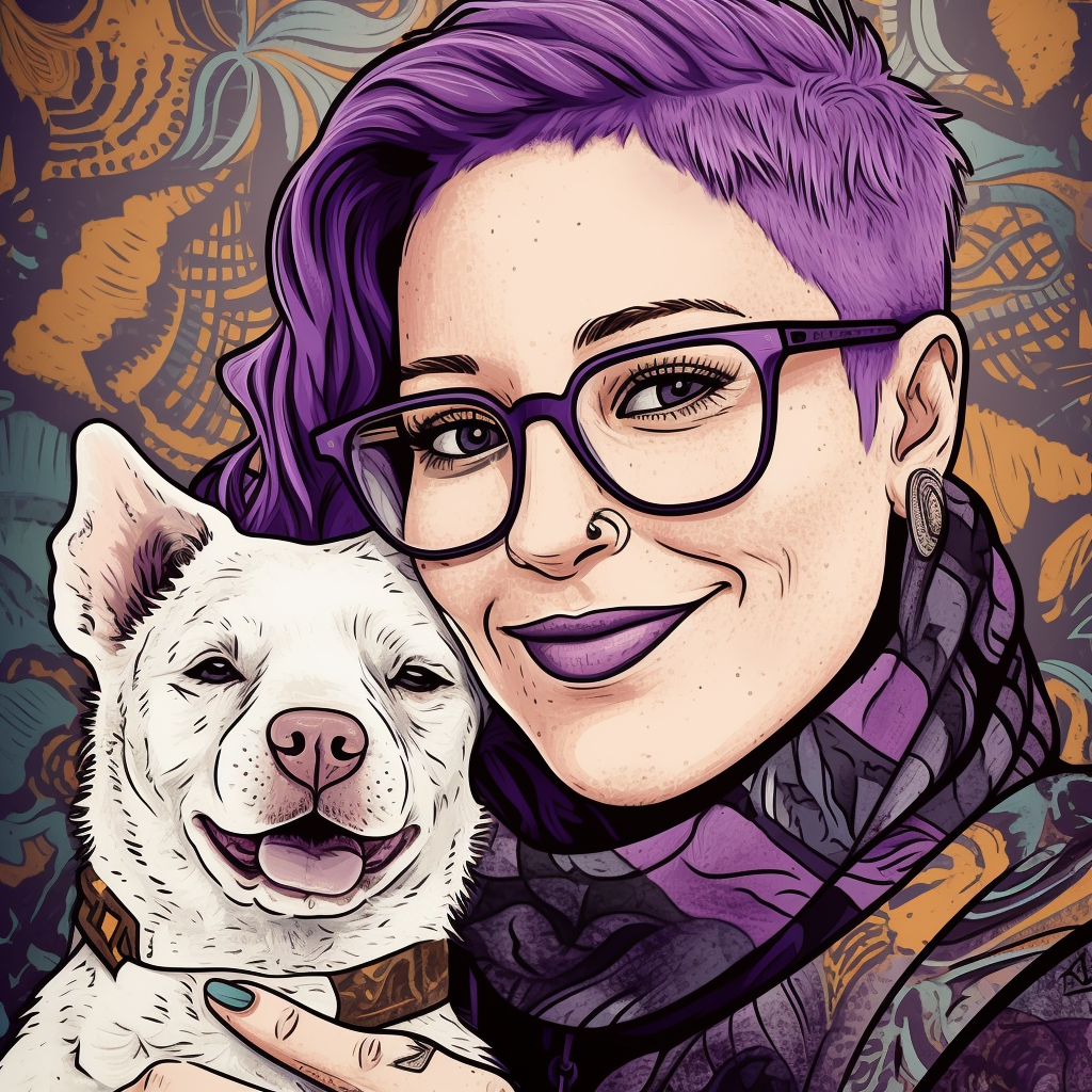 Jen_Palmer_a_woman_with_glasses_and_purple_hair_holding_a_white_42360a2b-a3db-40c7-82b4-0107d5221c0c.png