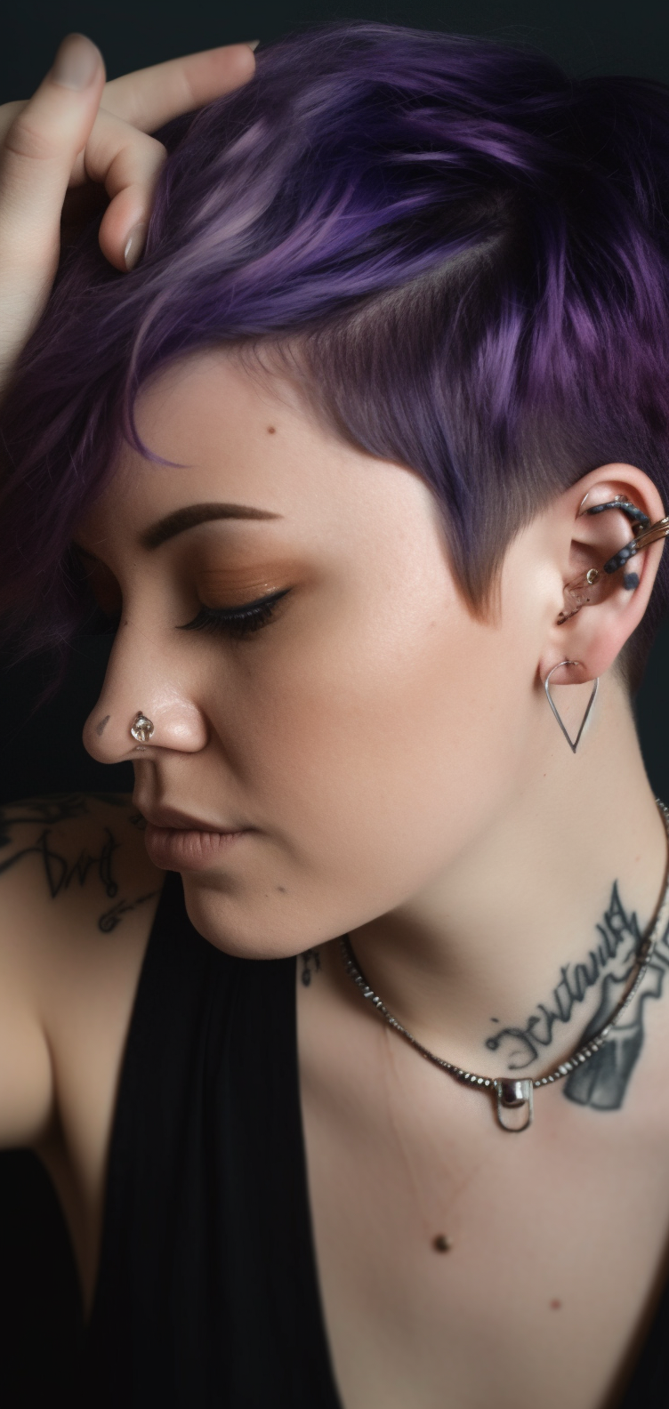 Jen_Palmer_a_woman_with_short_purple_hair_holding_back_her_hair_75449ea0-d138-49e3-8d27-77298dc44572.png