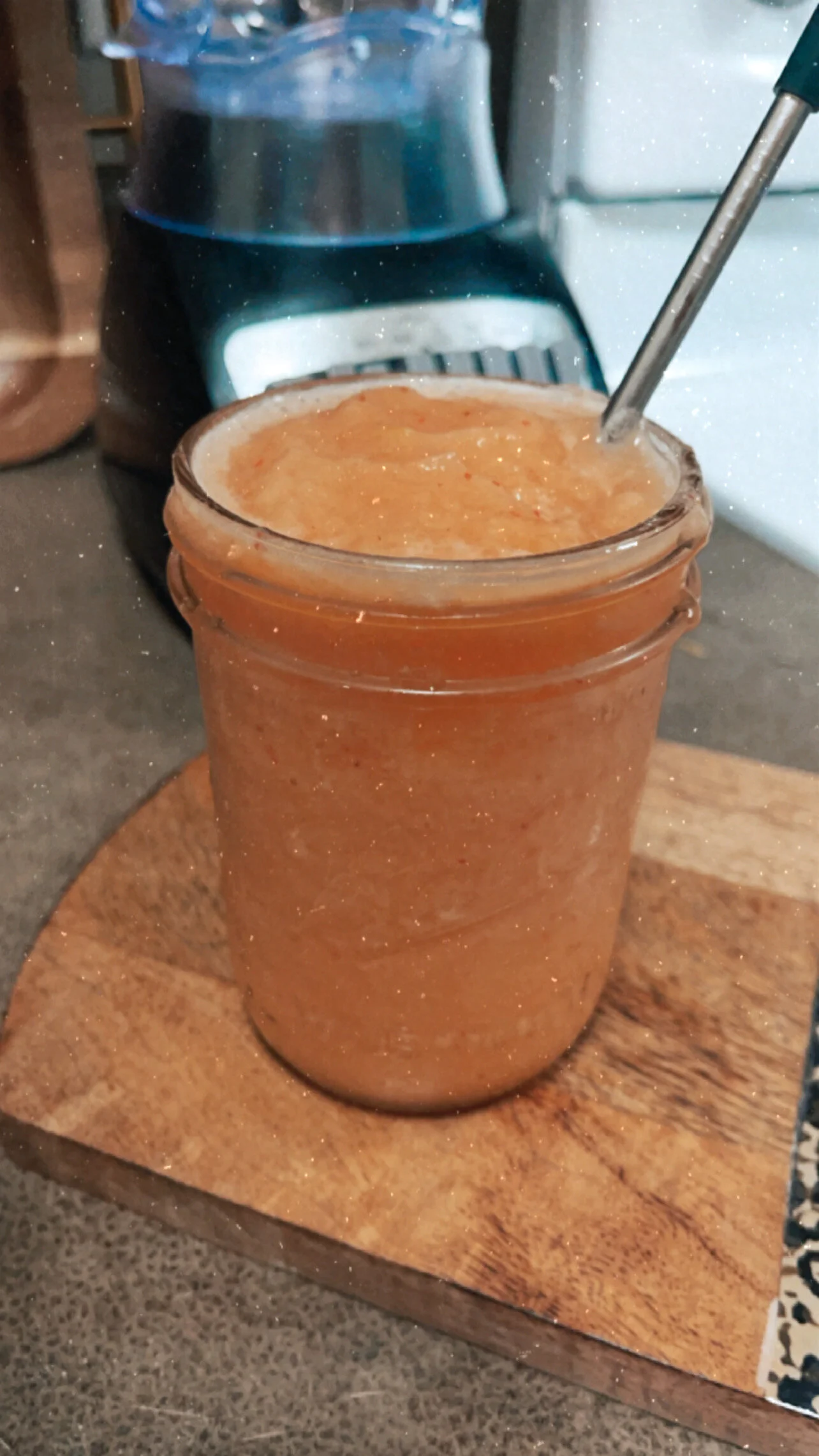 Peach Strawberry Lemonade Smoothie