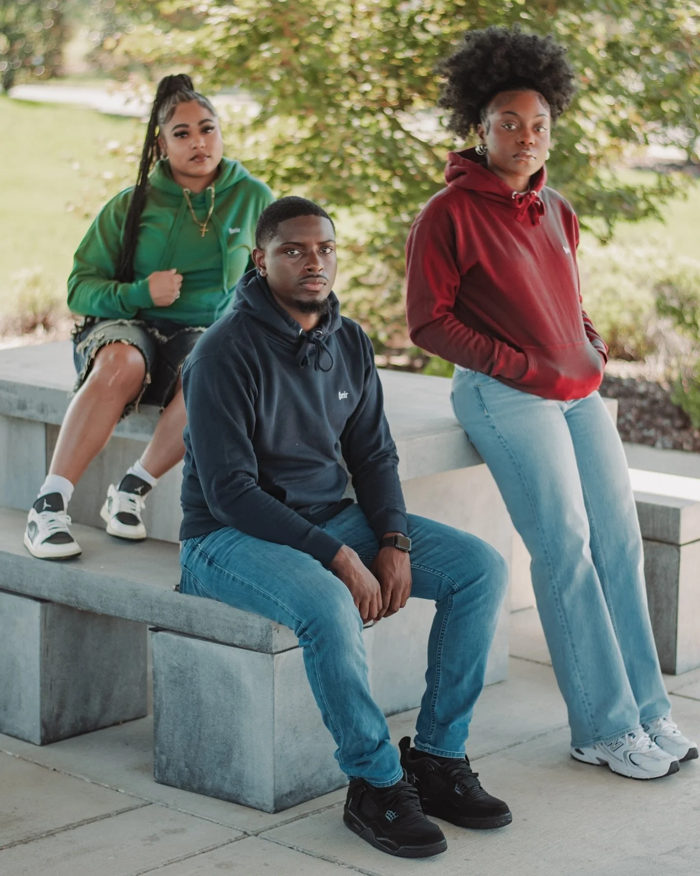 Did you miss us? Because we missed you! NEW Heir Fall Classic Hoodies release next Friday in Evergreen, Blue Jay, and Merlot colorways. Mark your calendars because these pieces will go fast. 👑 #theheirco #heirclassics #theworldisyours