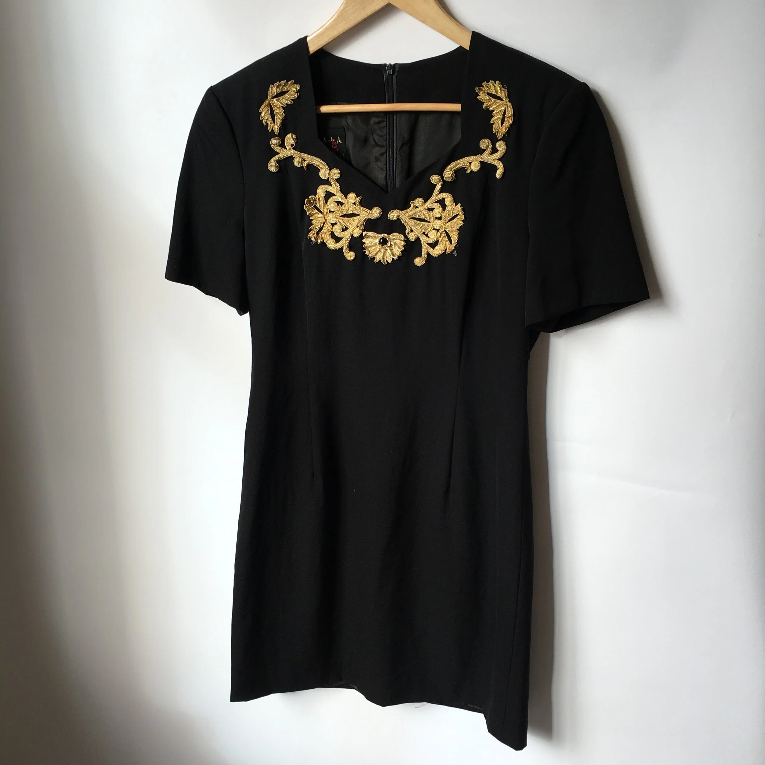 vintage-party-dress-black-wool