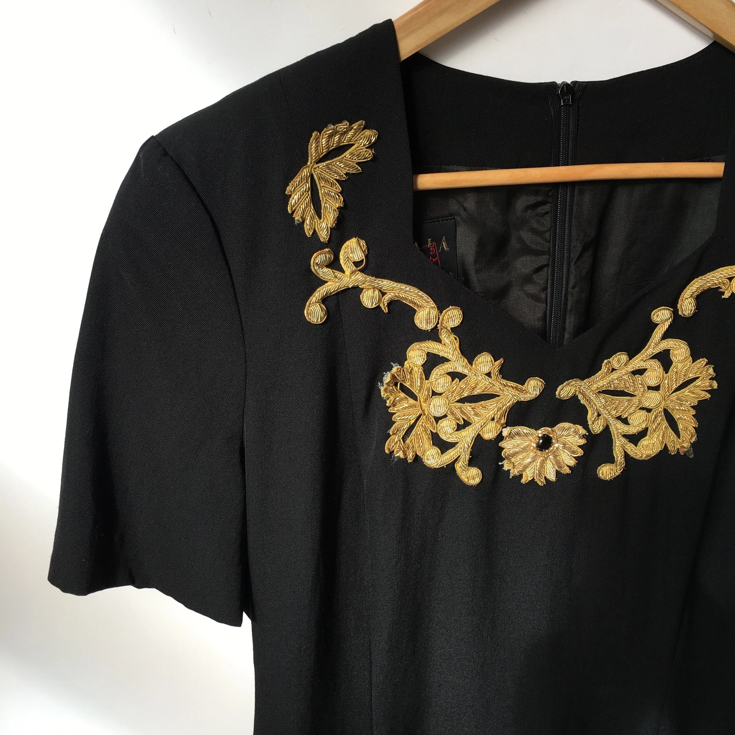 vintage-party-dress-black-wool