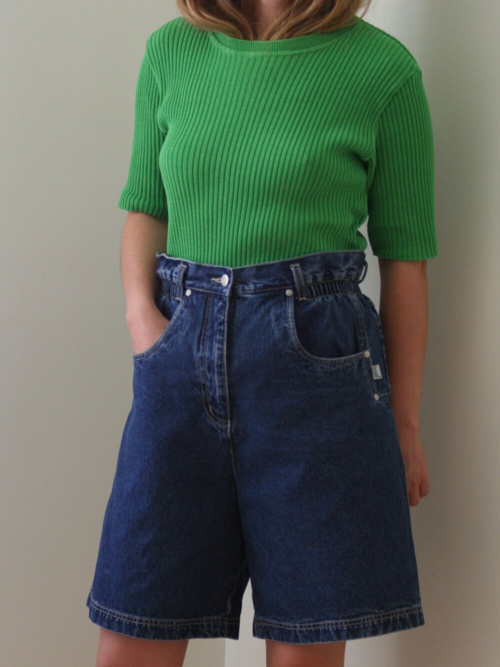 operatør fabrik Definition Vintage 80s High Rise Elastic Waist Shorts — VETER VINTAGE