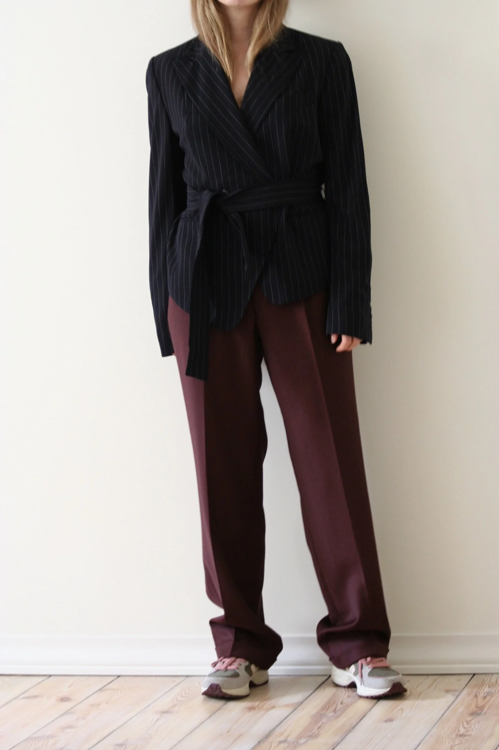 Sash Belt blazer pauw