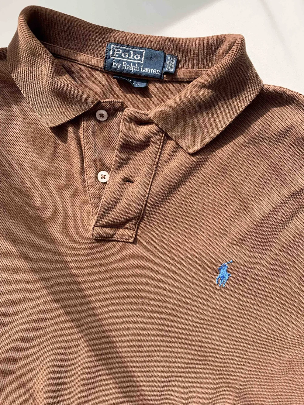 Vintage Brown Ralph Lauren Polo T-Shirt — VETER VINTAGE