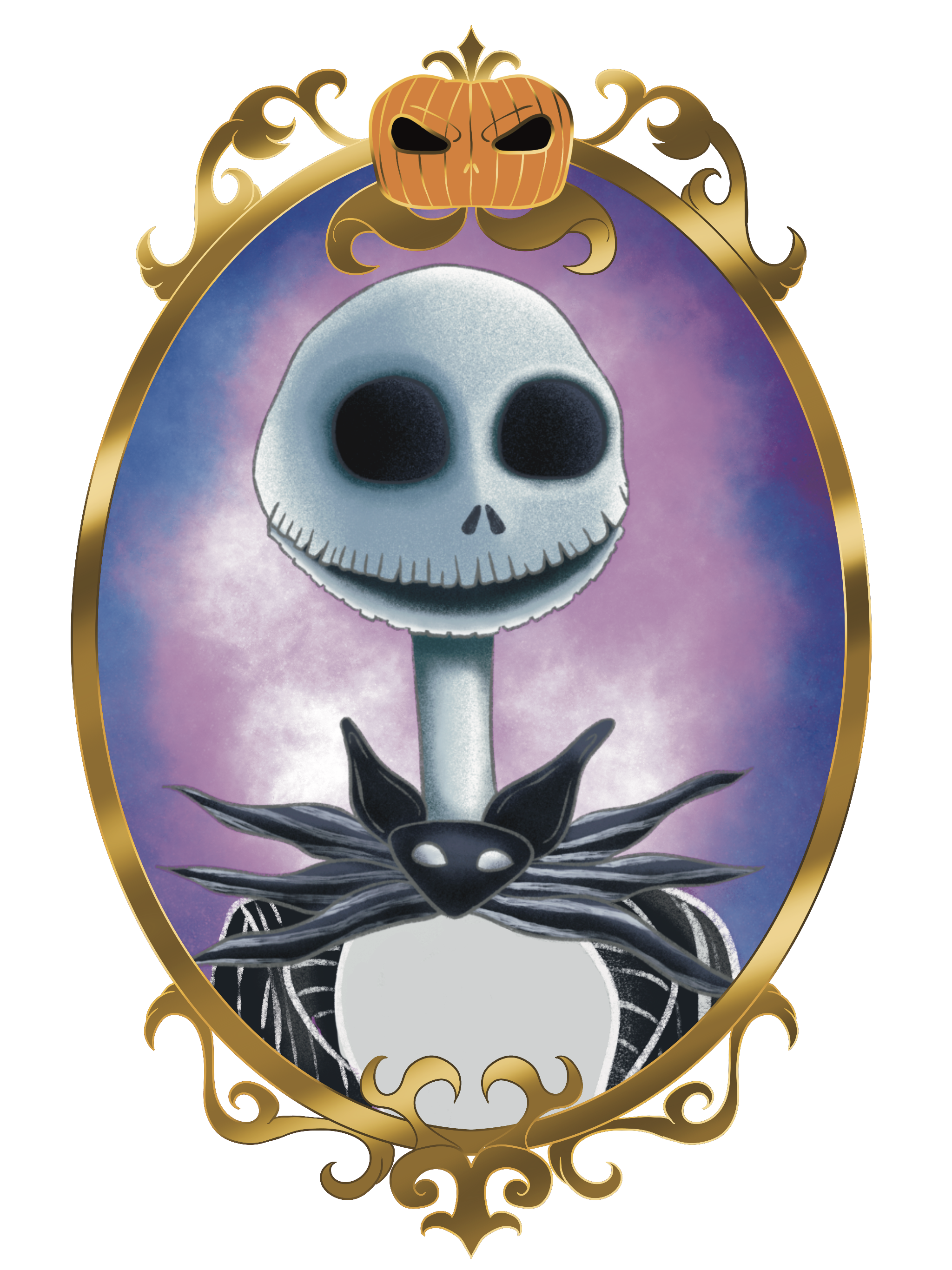 Spooky Season Nightmare Pumpkin King - Acrylic Keychain