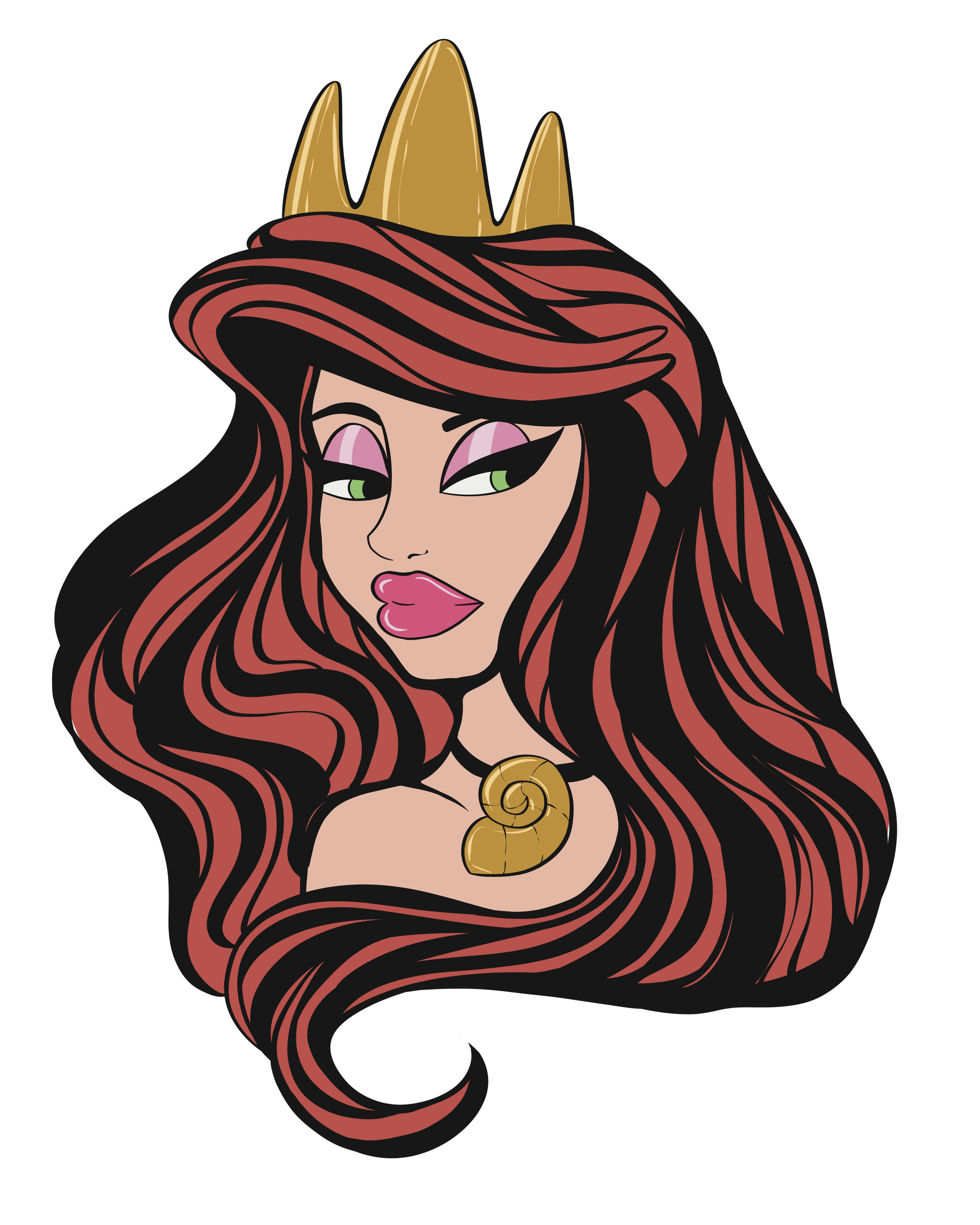 Queens Sea Queen - Acrylic Pin