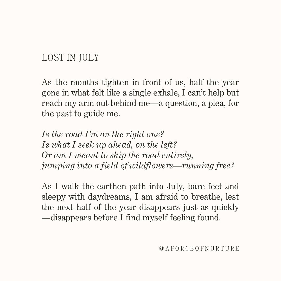 A little lost, a little found.

The story behind the copy👇🏻 

The first poem is how I&rsquo;m currently feeling&mdash;lost and adrift, unsure of myself and unsure if I&rsquo;m doing this thing called life right. 

The second poem is what I&rsquo;m 