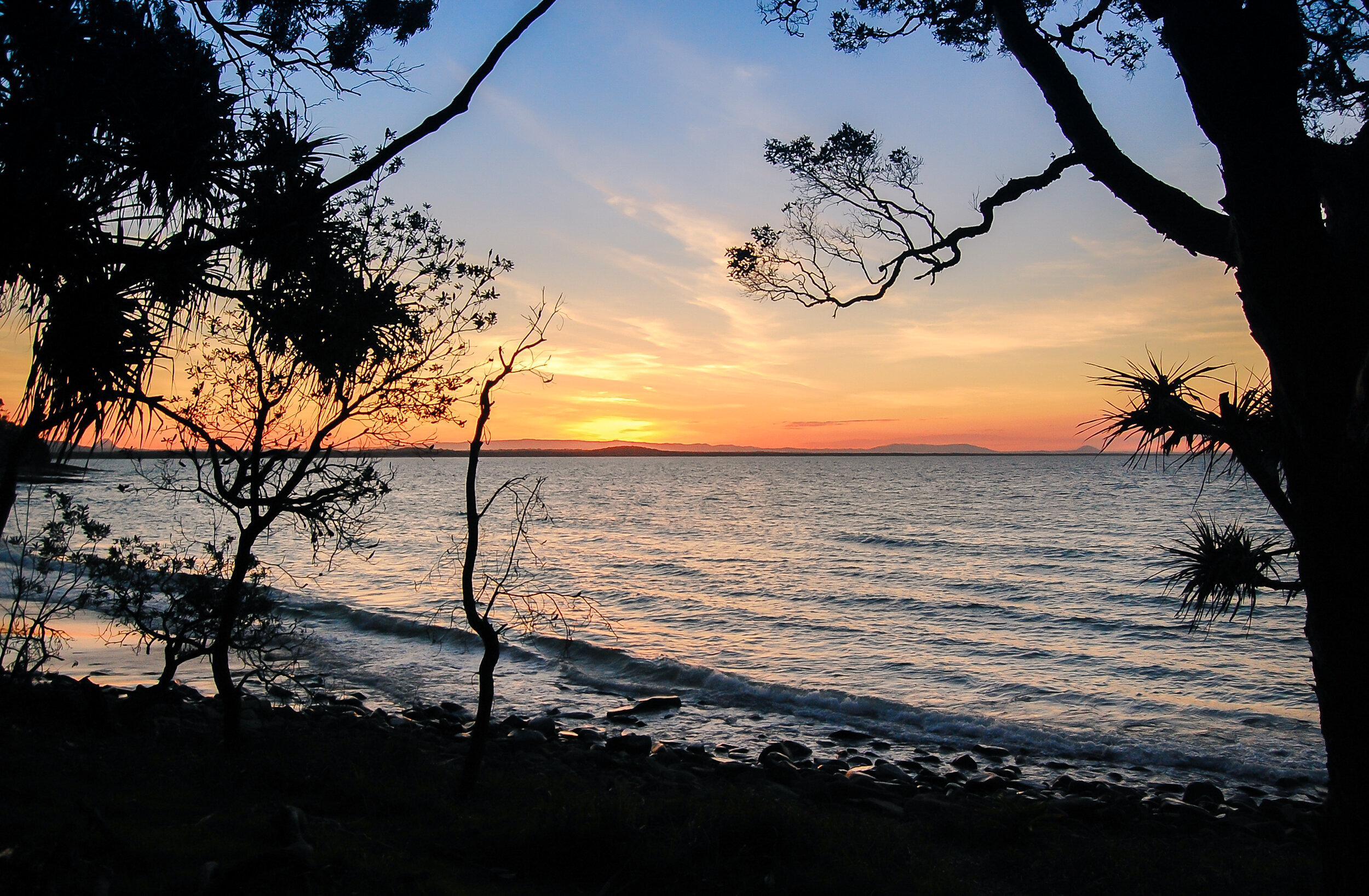 Sunset at Noosa National Park, Queensland, Australia