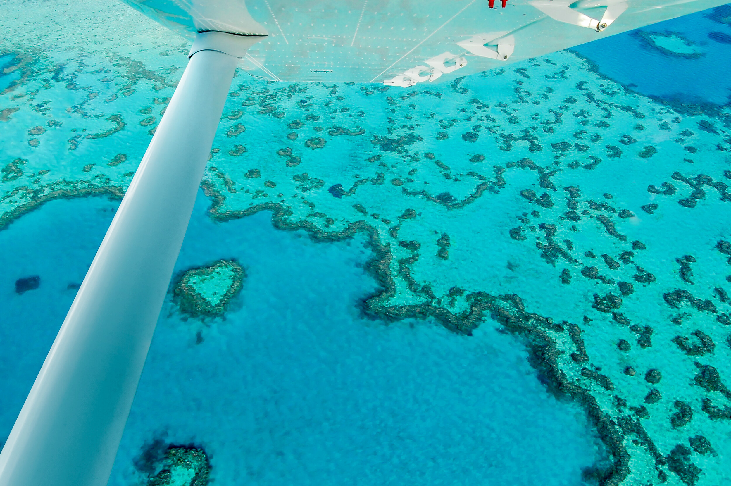 Scenic flight at Great Barrier Reef, Queensland