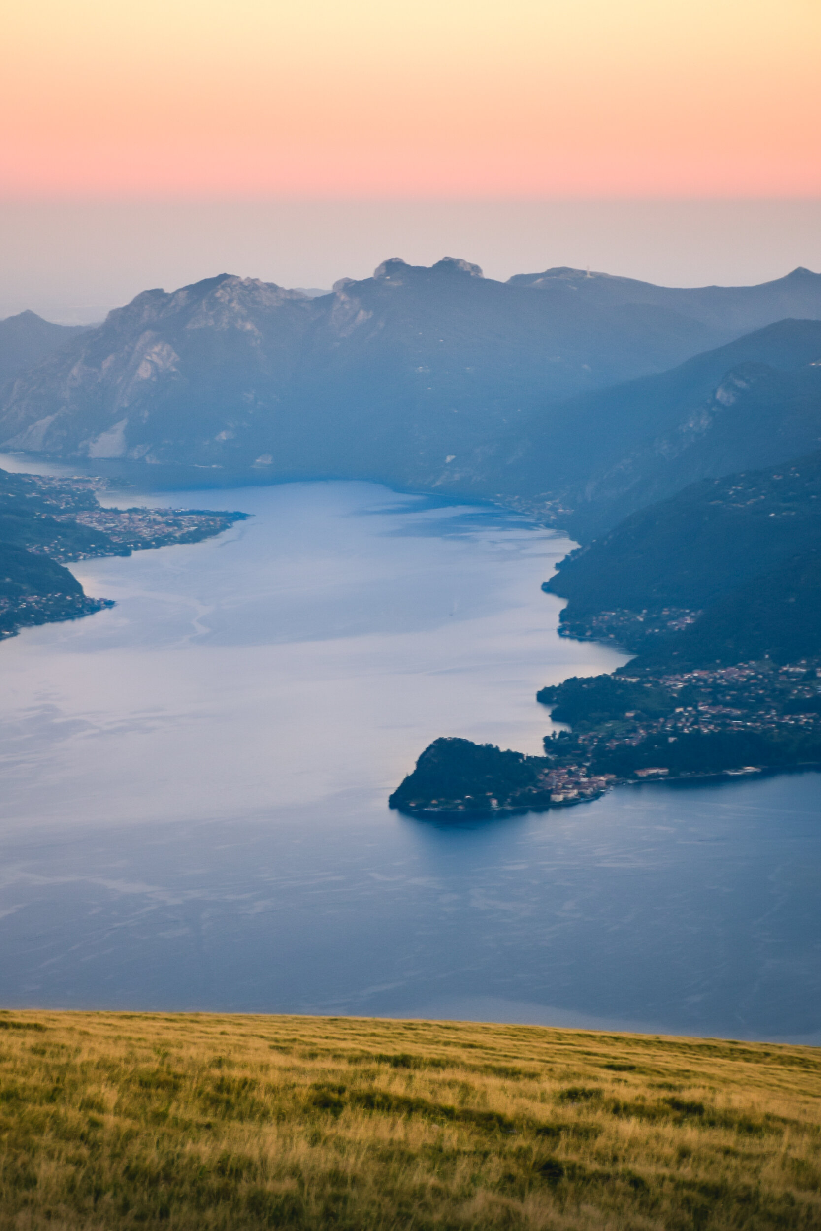 Lago di Como al tramonto